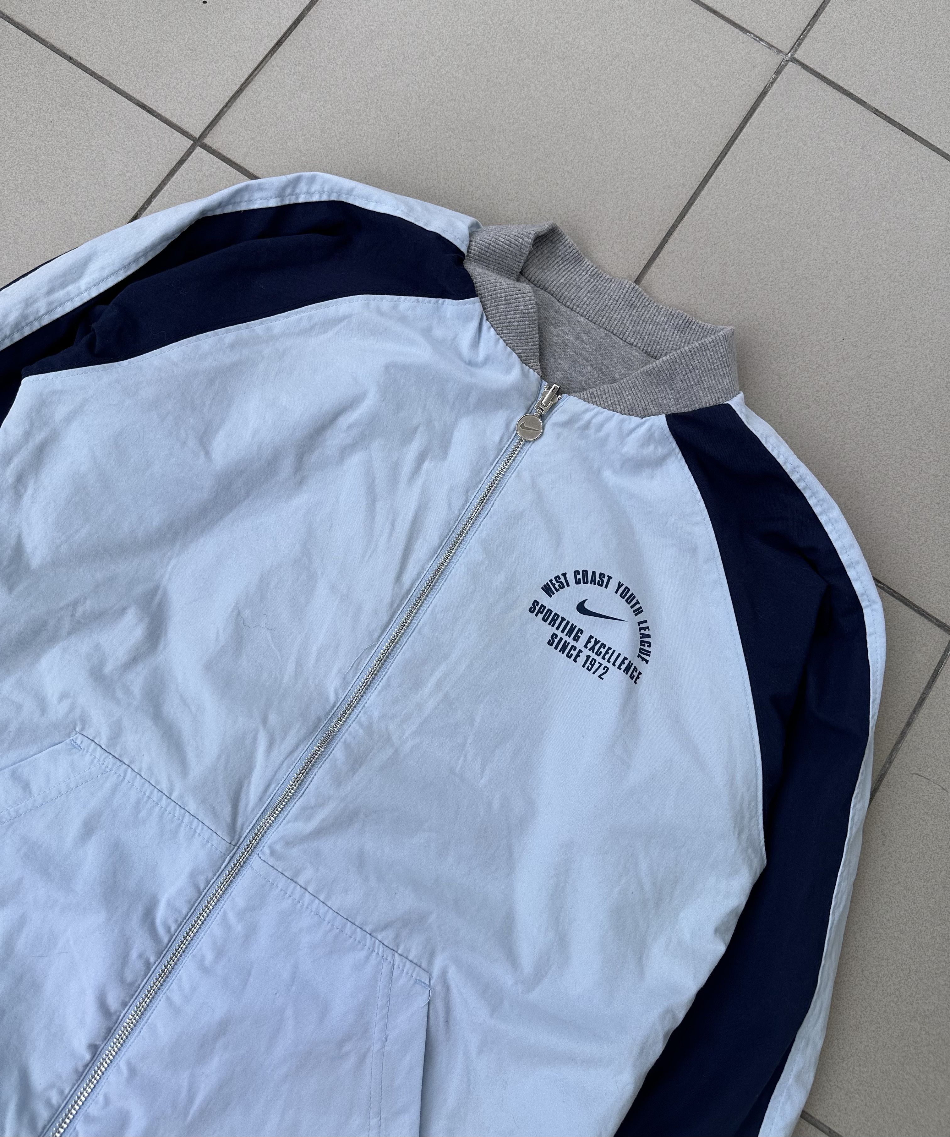 Nike × Vintage Vintage Nike reversible zip sweatshirt West Coast USA Size US S / EU 44-46 / 1 - 5 Thumbnail