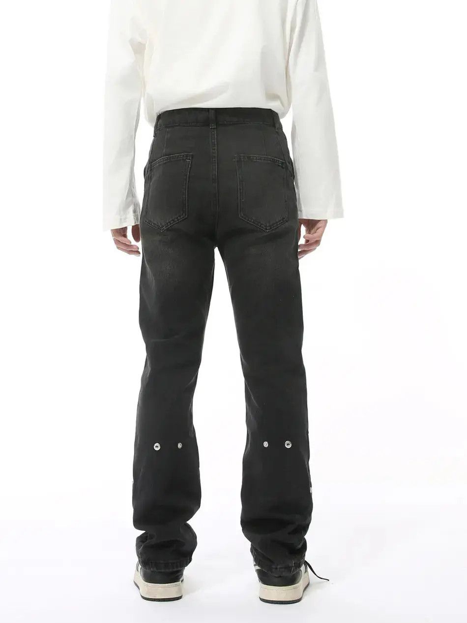 Japanese Brand Retro loose straight leg high street jeans Size US 32 / EU 48 - 5 Thumbnail