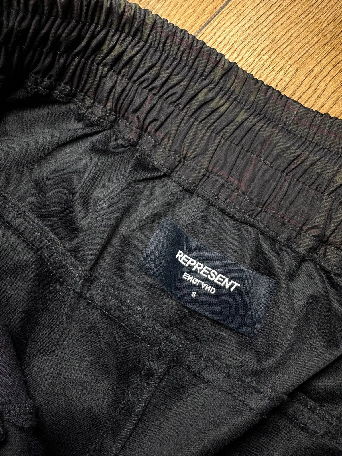Represent Clo. Men’s Represent Cargo Pants Green/Black Streetwear y2k Size US 30 / EU 46 - 12 Thumbnail