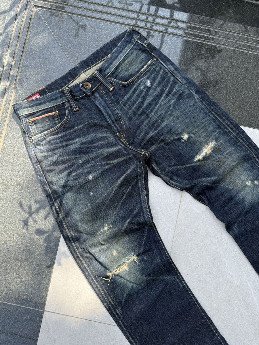 Edwin × Vintage 90’s EDWIN RARE JAPANESE BRAND RETRO Y2K POCKET LOGO DENIM Size US 29 - 11 Thumbnail