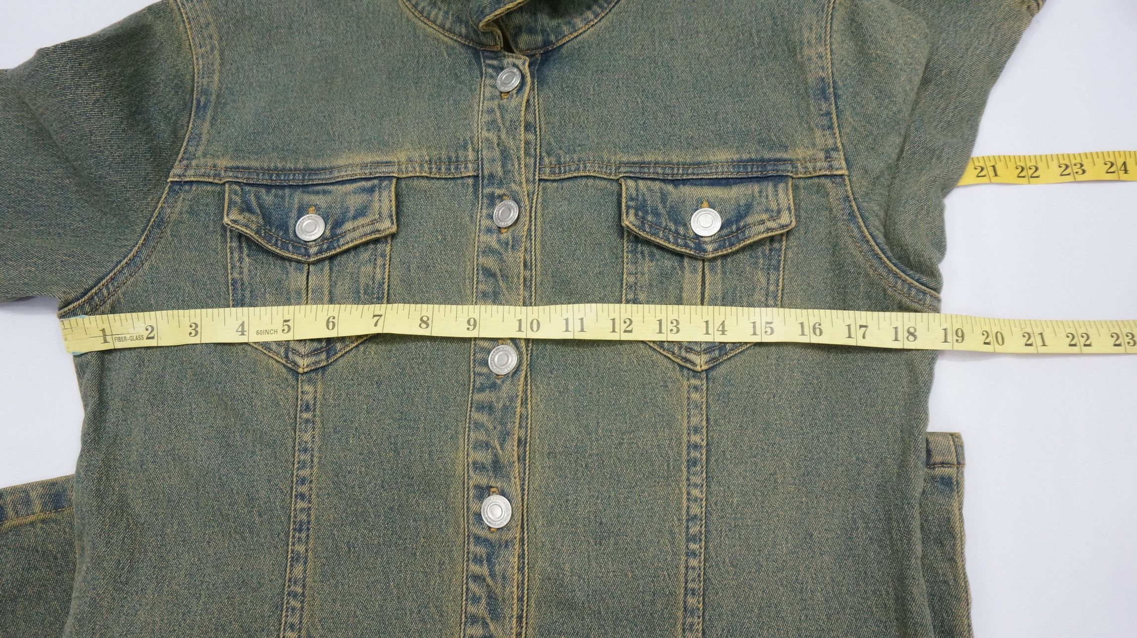 Hysteric Glamour Livre Claire Vintage Tint Denim Dress Size S / US 4 / IT 40 - 6 Thumbnail