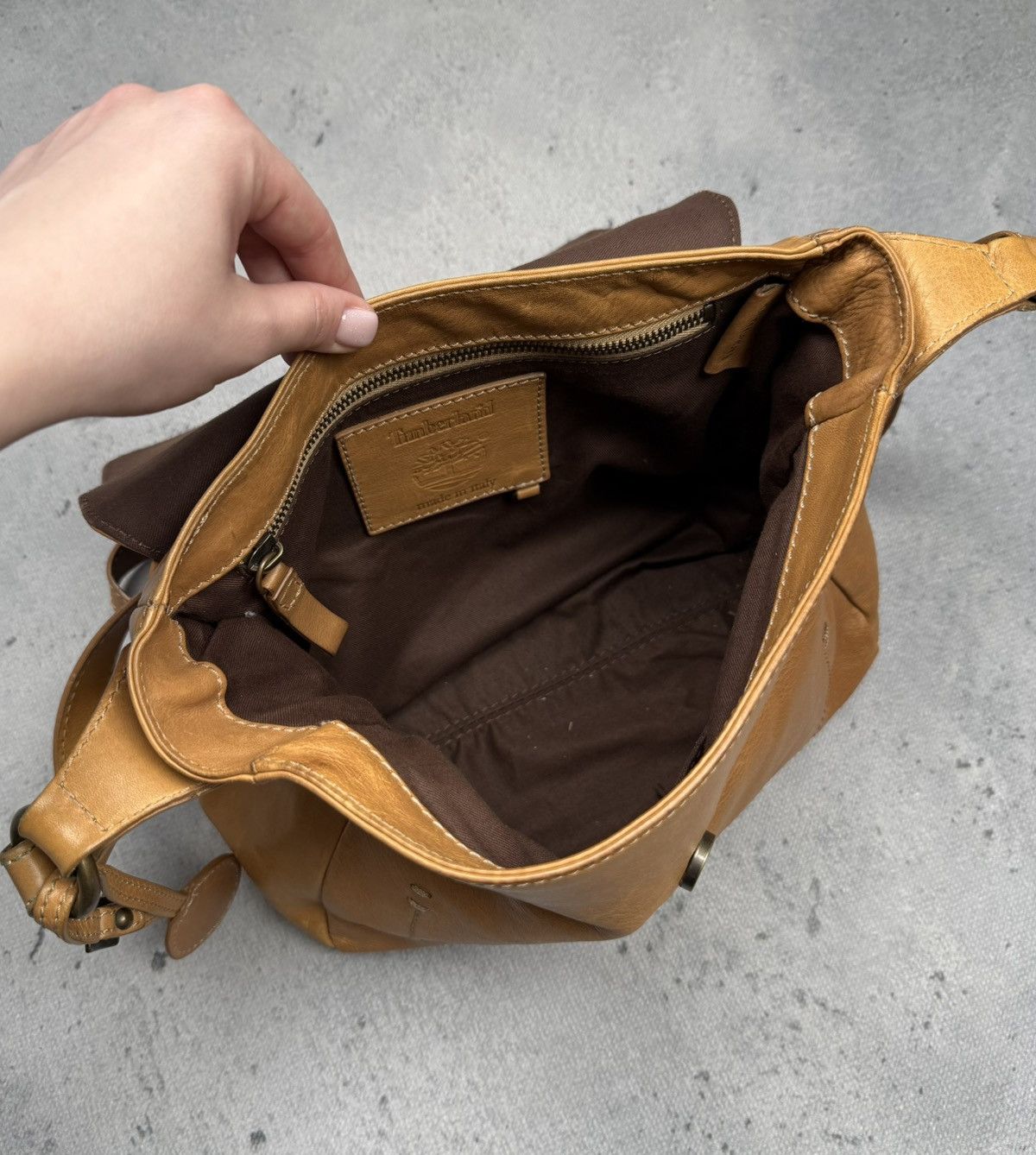Timberland Vintage Timberland Italy Leather Crossbody Bag Earthkeepers Size ONE SIZE - 18 Thumbnail