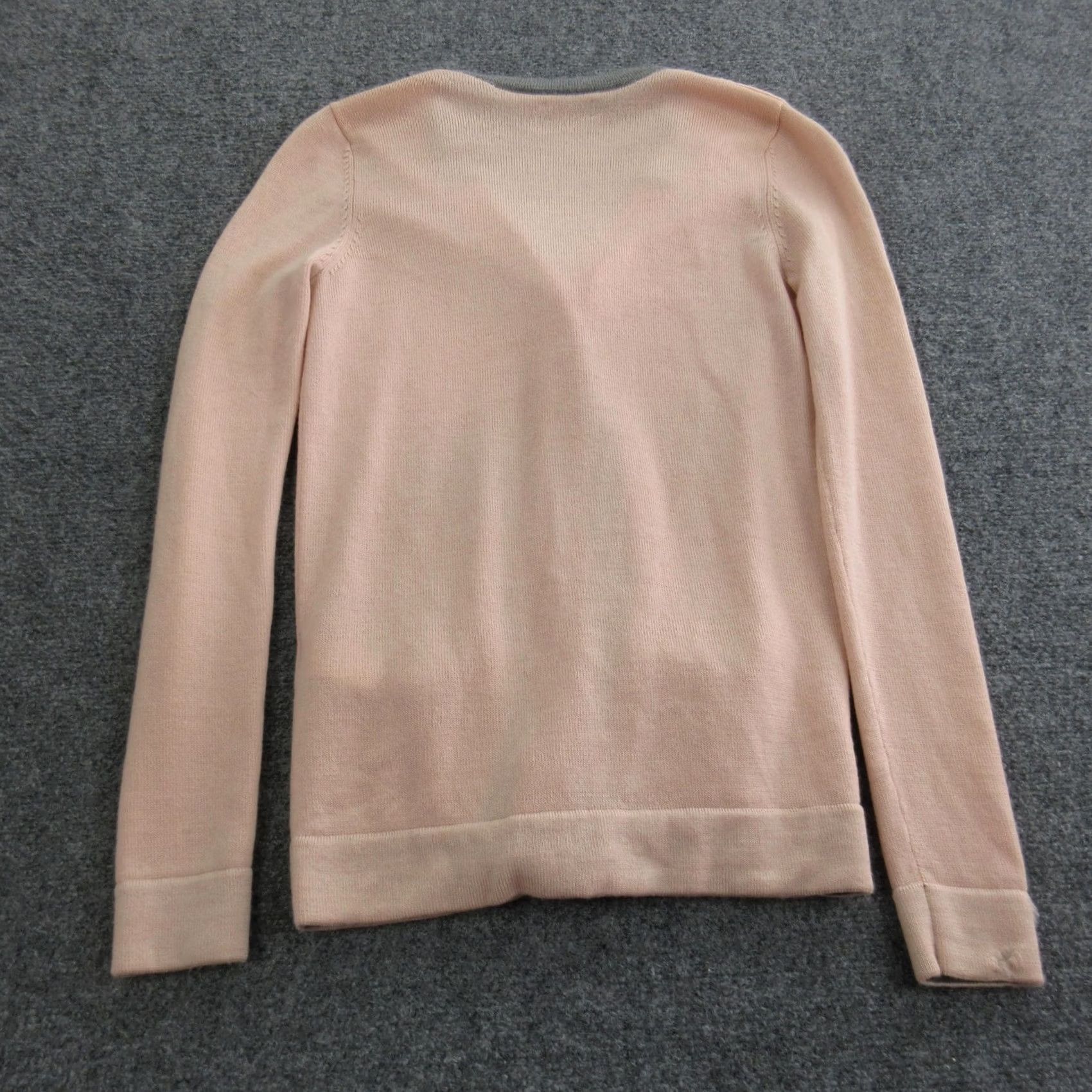 Pinko Kate Spade Saturday Cardigan Sweater Womens S Pink Wool V-Neck Button Pockets Knit Regular Size S / US 4 / IT 40 - 7 Thumbnail