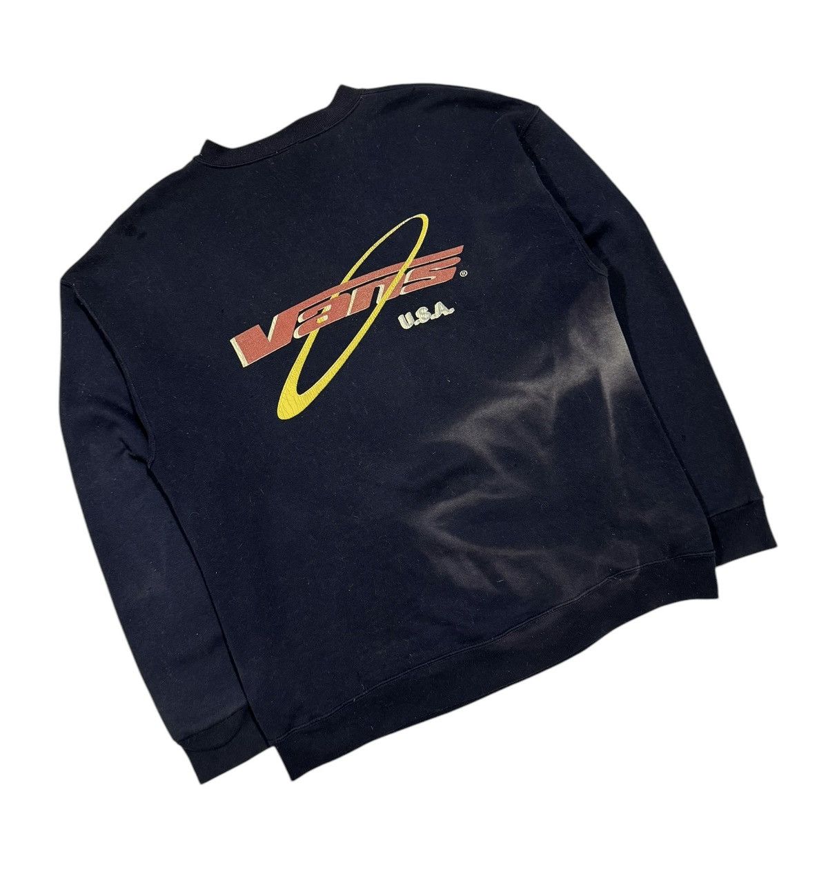 Vans × Vintage Vtg🔥90’s Og Vans Sunfaded Pullover Sweatshirt Size US L / EU 52-54 / 3 - 11 Thumbnail