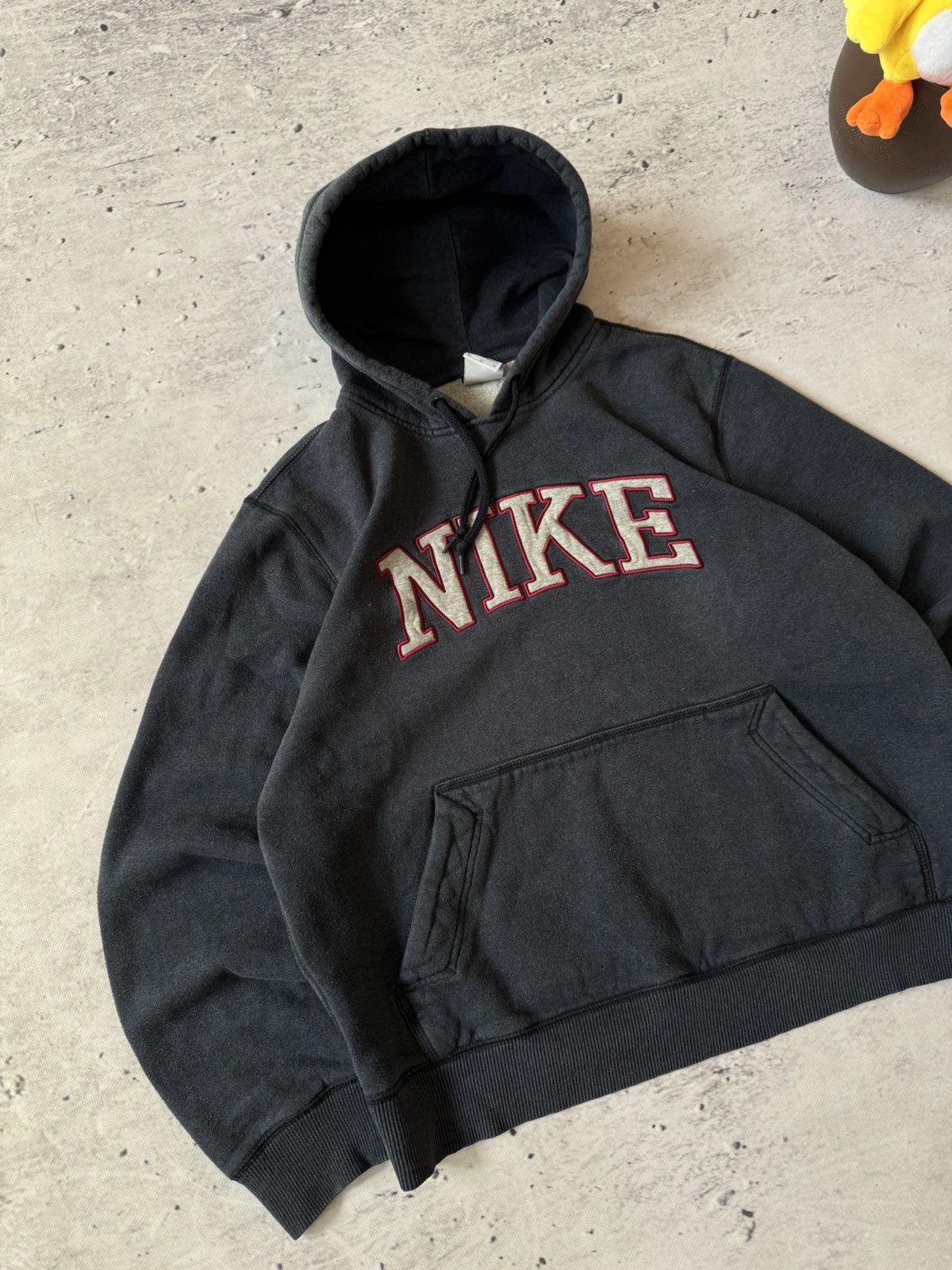 Nike × Vintage NIKE VINTAGE 00s y2k OVERSIZE BAGGY ZIP HOODIE CENTER LOGO Size US M / EU 48-50 / 2 - 2 Thumbnail