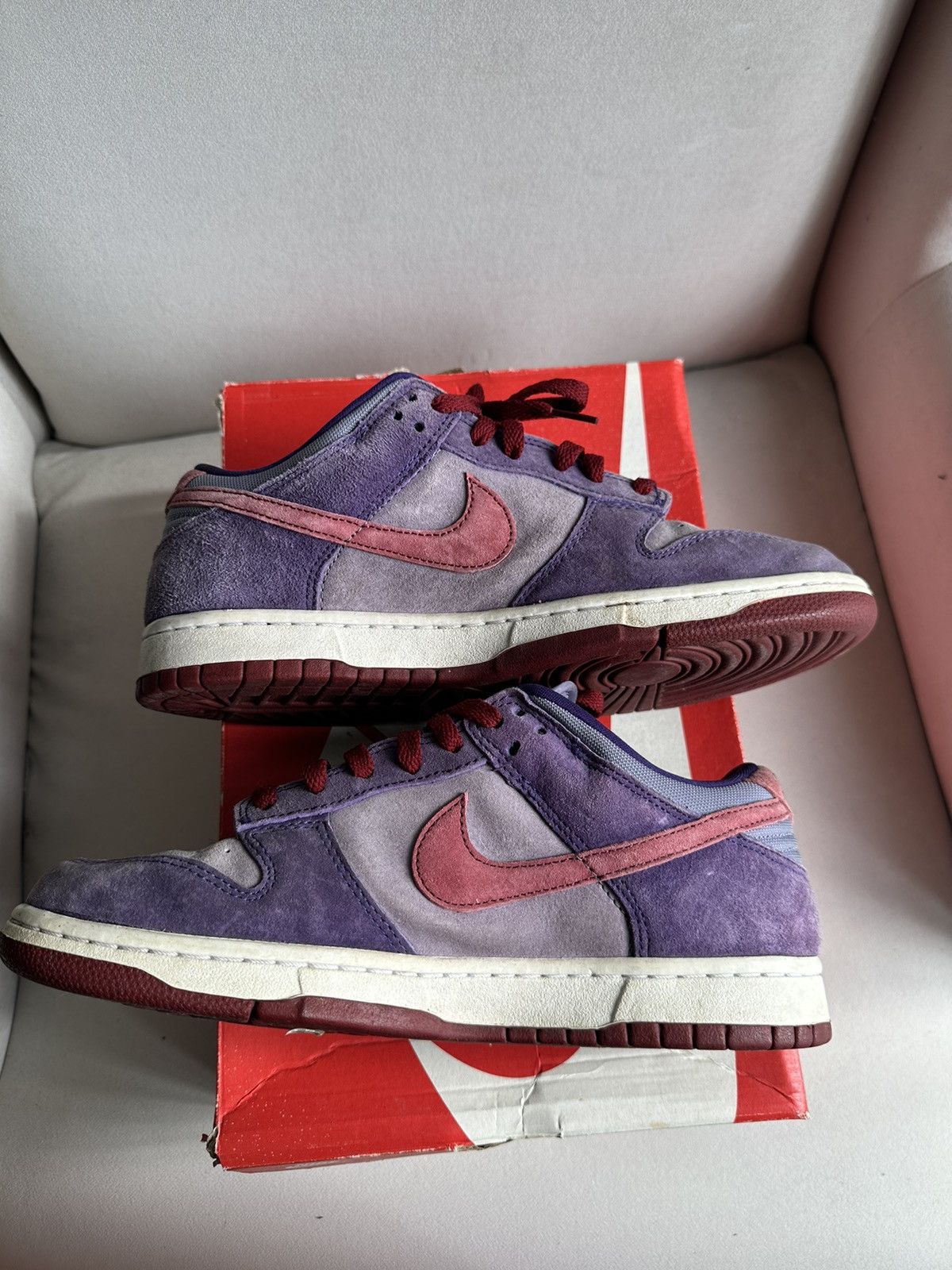 Nike × Vintage Nike dunk low plum Size US 10 / EU 43 - 7 Thumbnail