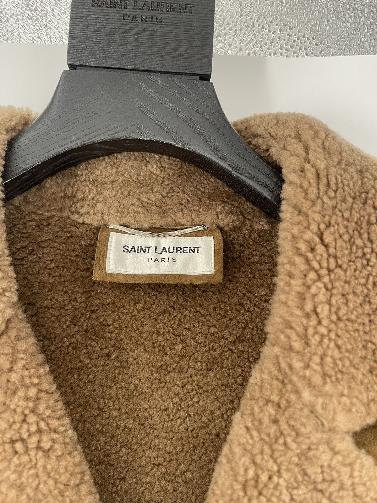 Saint Laurent Paris Saint Laurent Shearling Single Breasted Jacket Size US L / EU 52-54 / 3 - 4 Thumbnail