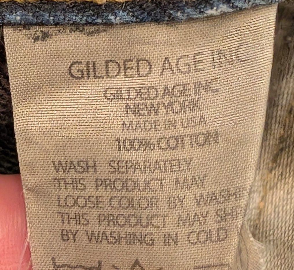 Gilded Age Gilded Age Selvedge Denim Jeans Straight Fit Made in USA Size US 34 / EU 50 - 5 Thumbnail