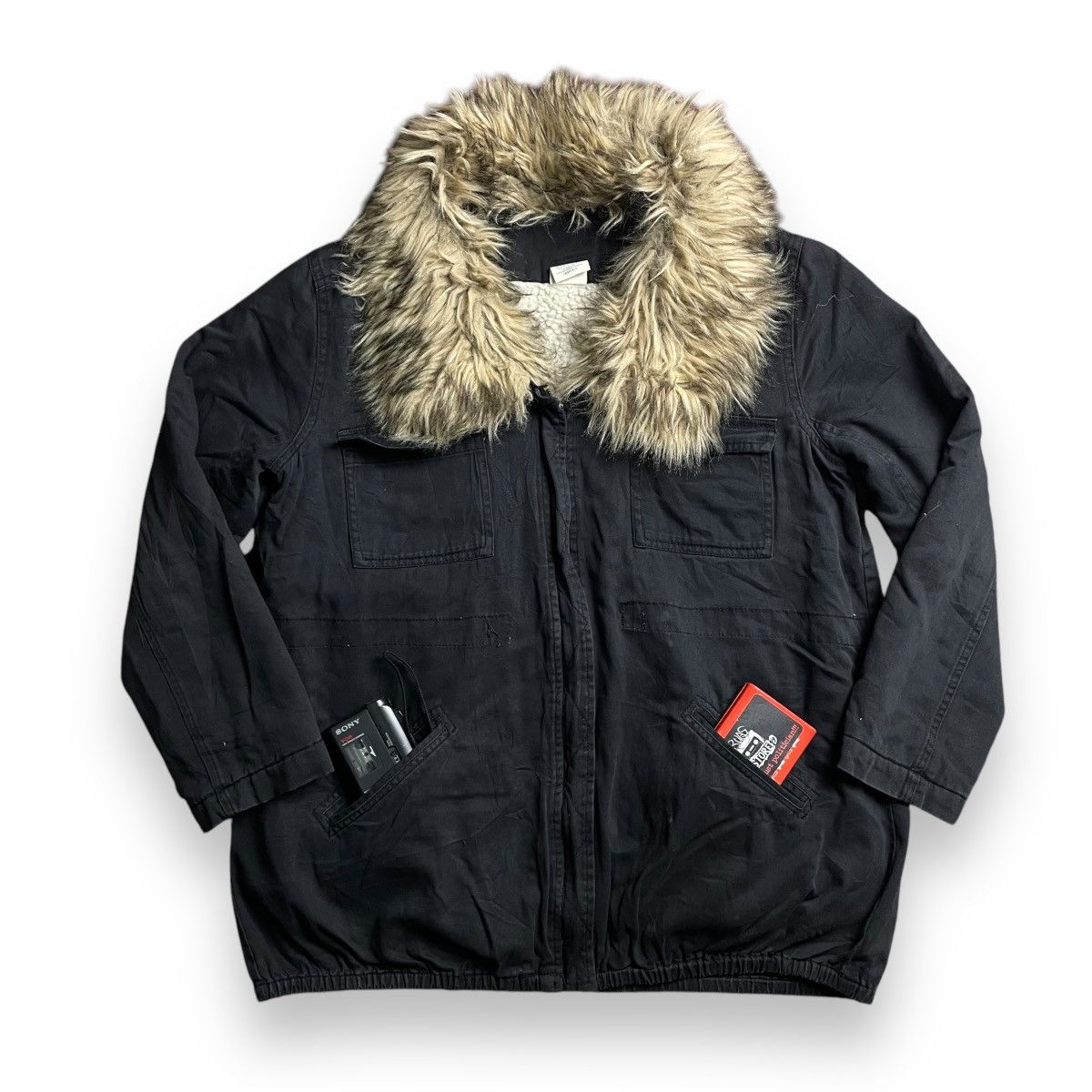 If Six Was Nine 🇯🇵 ARTEMIS MARY MOTHER OF JESUS PRAY LINED BOA FUR JACKET Size US M / EU 48-50 / 2 - 2 Thumbnail
