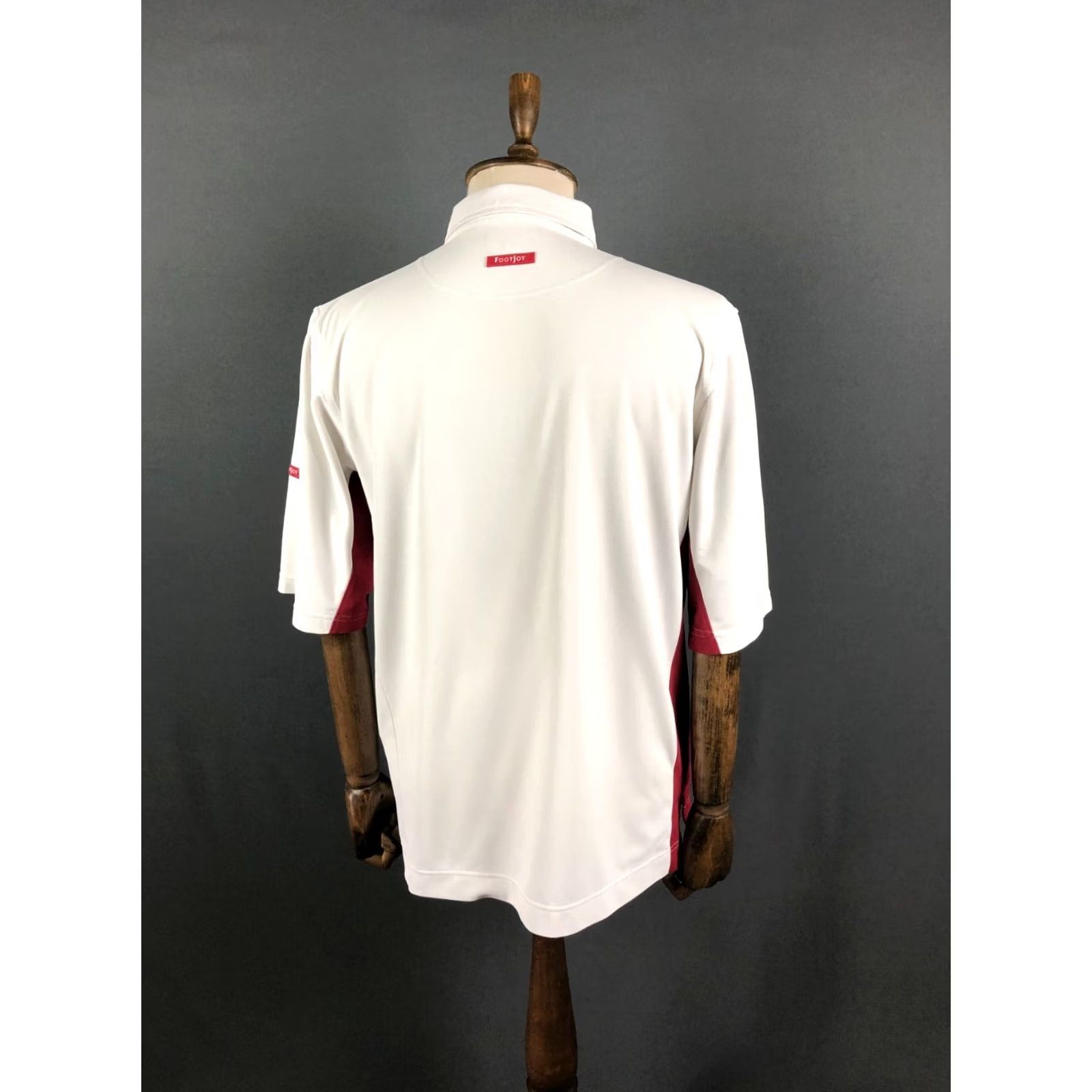 Footjoy FootJoy Polo Shirt 1/4 Zip Polyester XL Men's White Sports Size US XL / EU 56 / 4 - 3 Thumbnail