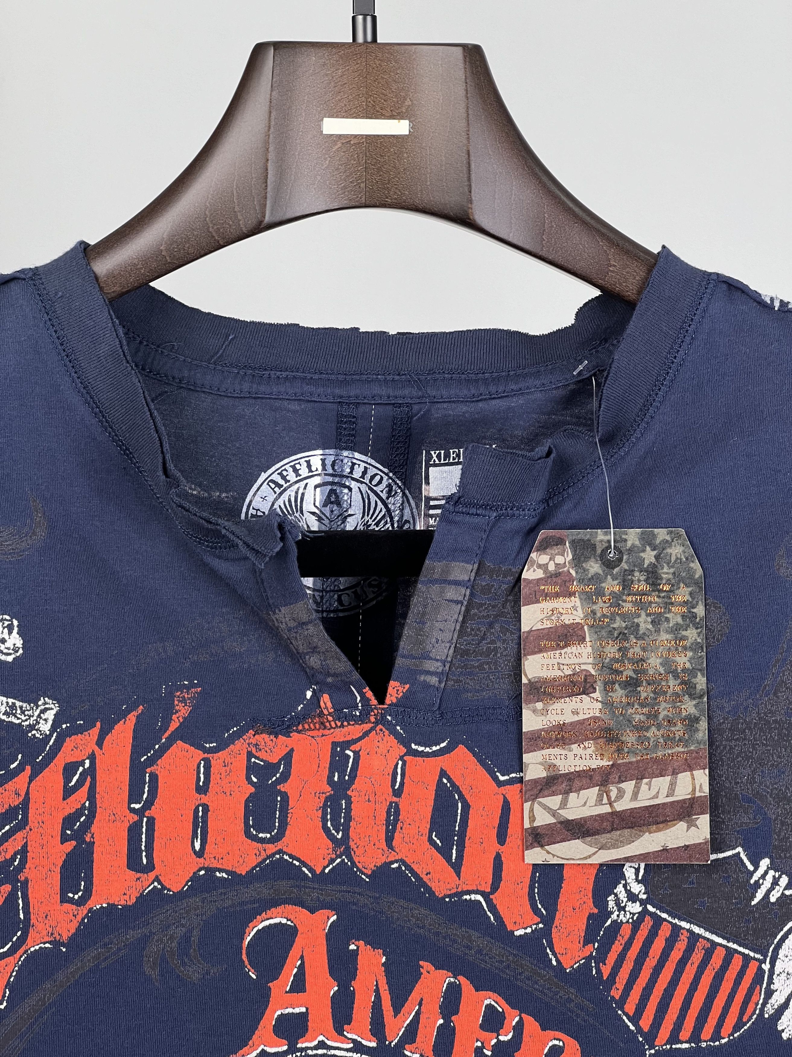 Affliction Brand new AMERICAN CUSTOMS SS TEE Size US XL / EU 56 / 4 - 6 Thumbnail