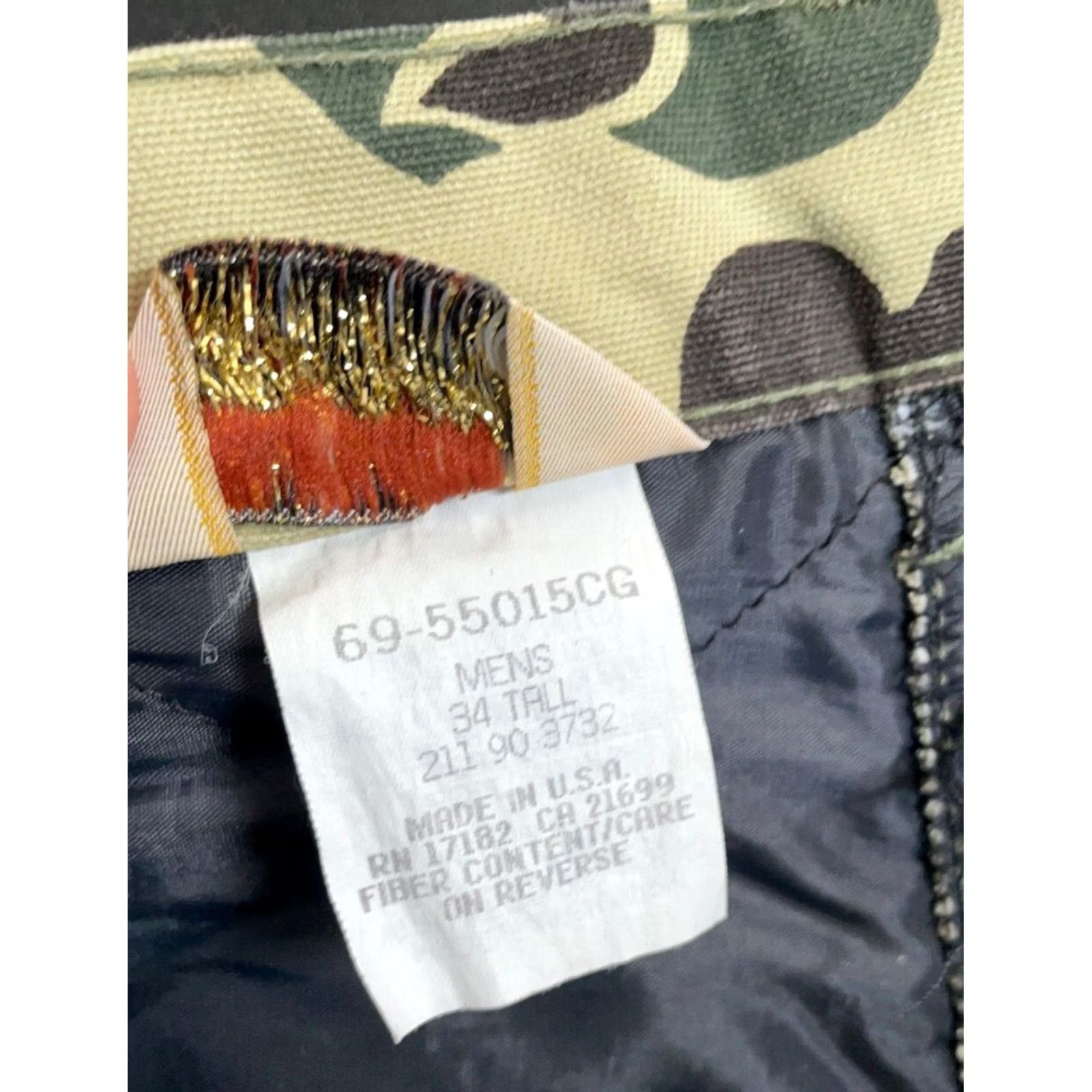 Vintage VINTAGE Cabela's Pants Canvas Camouflage Thinsulate Lined 31 x 33 Men Green 90s Baggy? Size US 31 - 4 Thumbnail