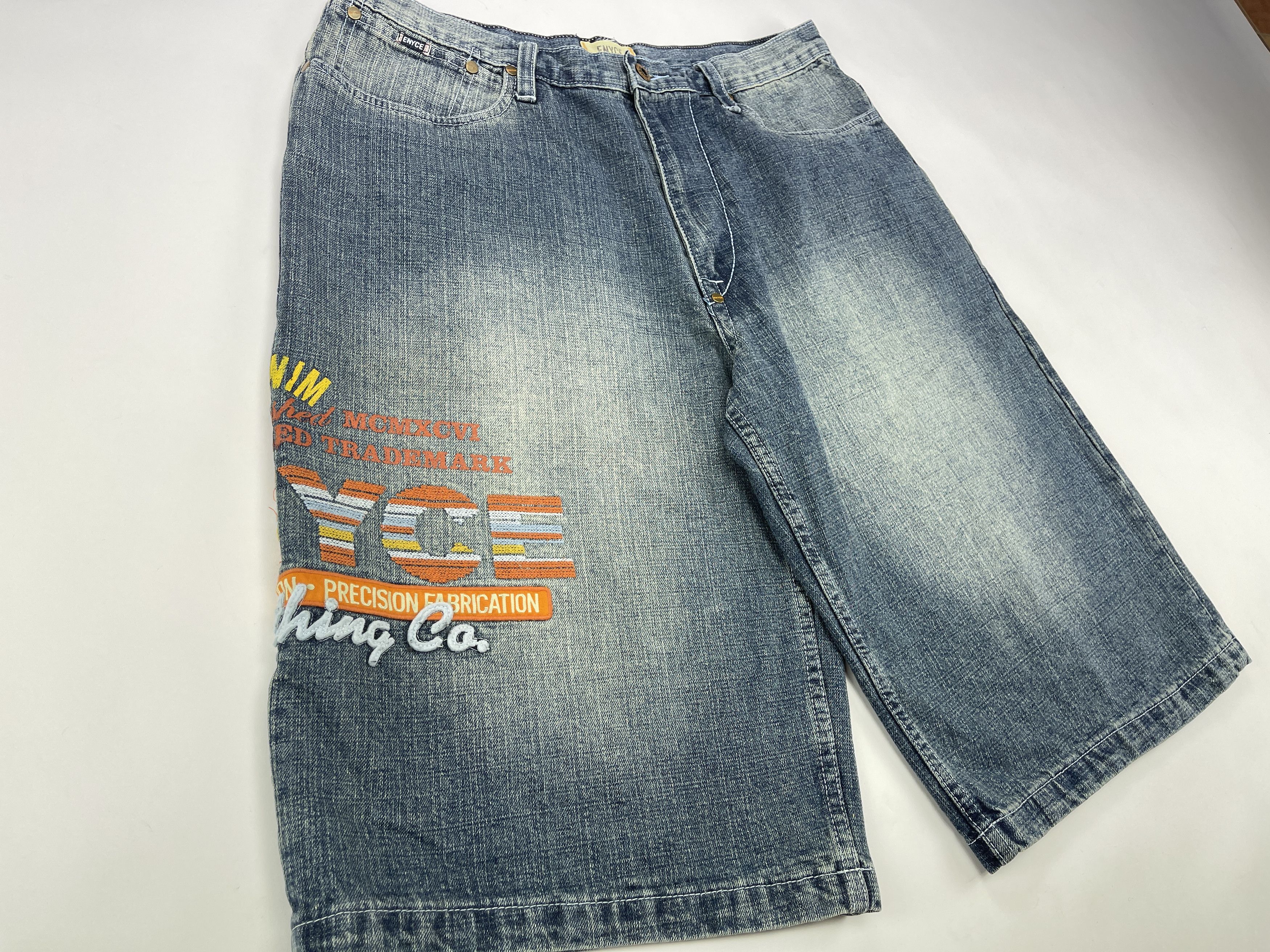 Enyce Enyce jeans shorts, vintage baggy denim, 90s hip-hop 36 Size US 36 / EU 52 - 7 Thumbnail