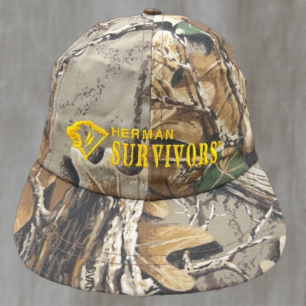 Vintage VINTAGE Advantage Timber Camo Hat Cap Strap Back USA 90s Herman Survivors Boots Shirt? Size ONE SIZE - 1 Thumbnail