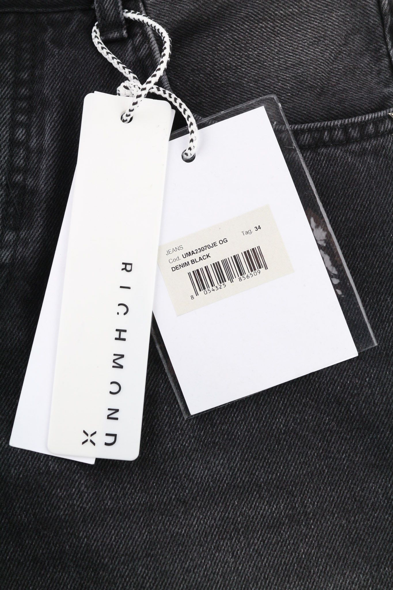 John Richmond W34 The 90's Washed Classic Black Denim Jeans 80001 Size US 34 / EU 50 - 5 Thumbnail