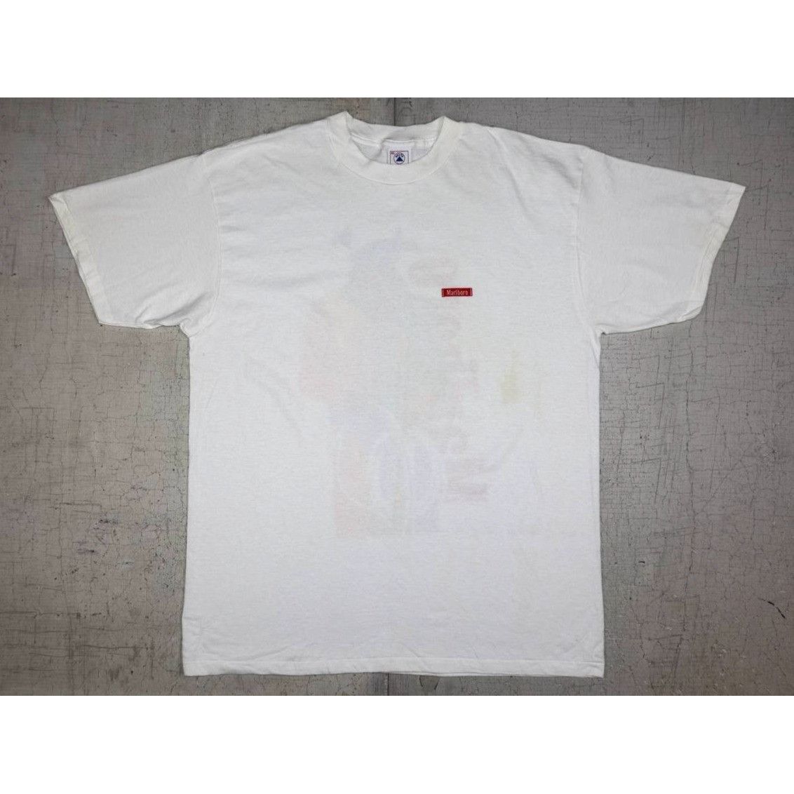 Anvil Vintage 90s Anvil Made In USA Tag Marlboro Cowboy T Shirt Size US XL / EU 56 / 4 - 2 Thumbnail