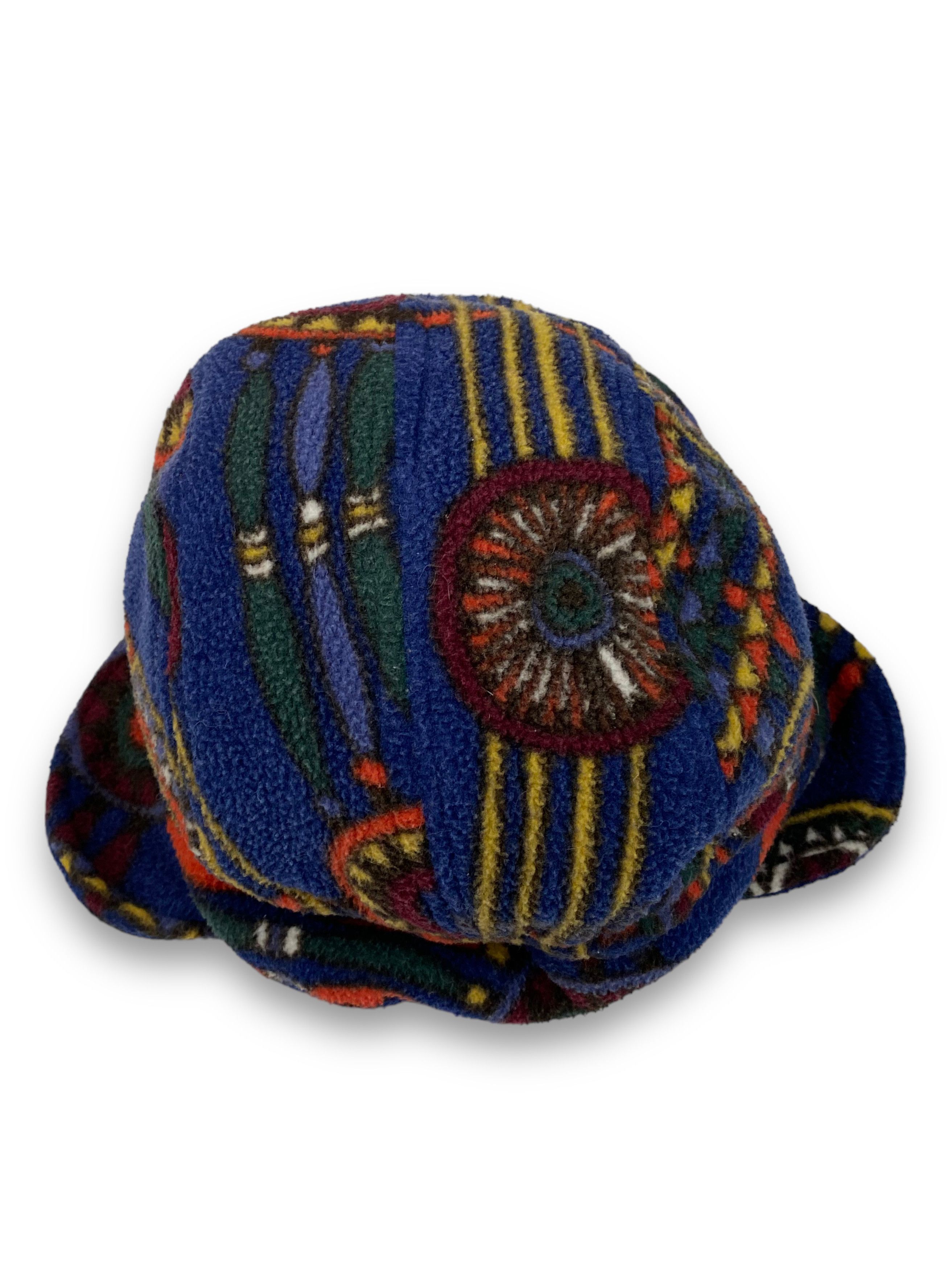 Vintage Vintage GOLD COAST Crazy Print Abstract Y2k 5 Panel Cap M684 Size ONE SIZE - 5 Thumbnail