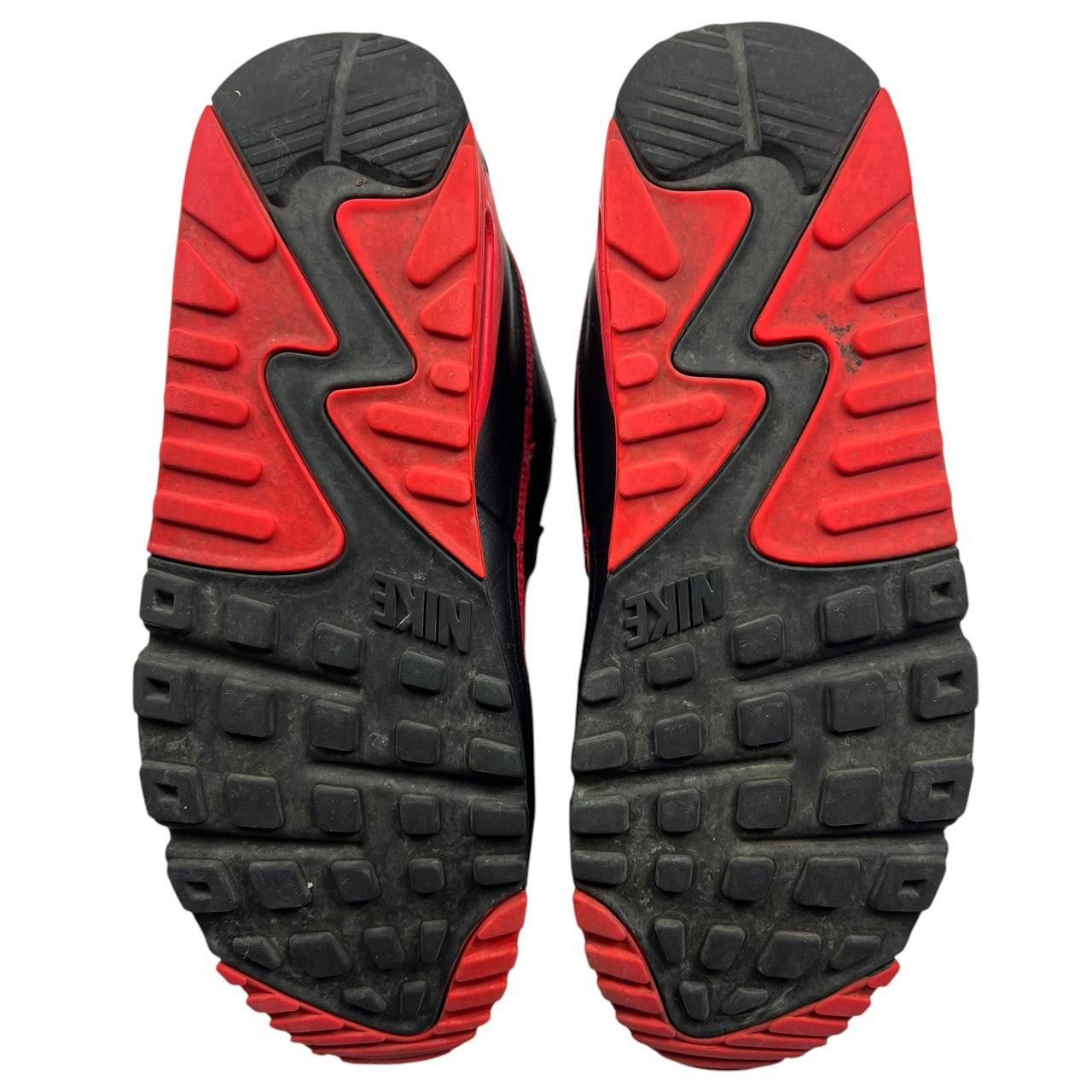 Nike × Undefeated Nike UNDFTD Air Max 90 Black Solar Red - Size US 9 / EU 42.5 Size US 9 / EU 42 - 7 Thumbnail