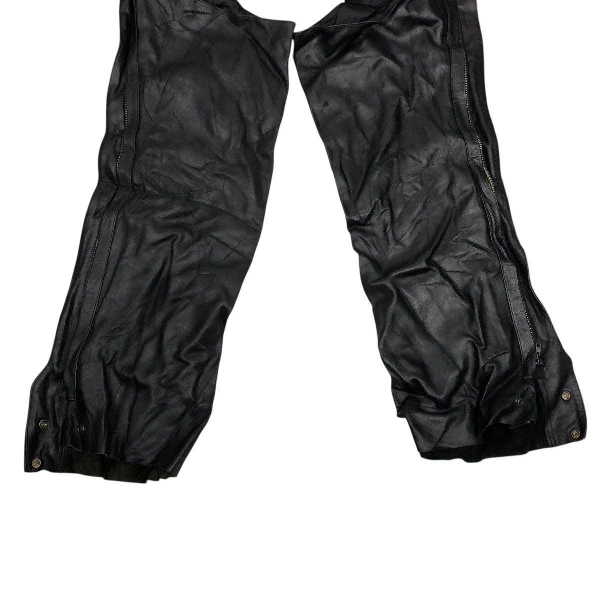 Harley Davidson 🔥VINTAGE GENUINE LEATHER BIKER PANTS HARLEY DAVIDSON Size US 32 / EU 48 - 11 Thumbnail