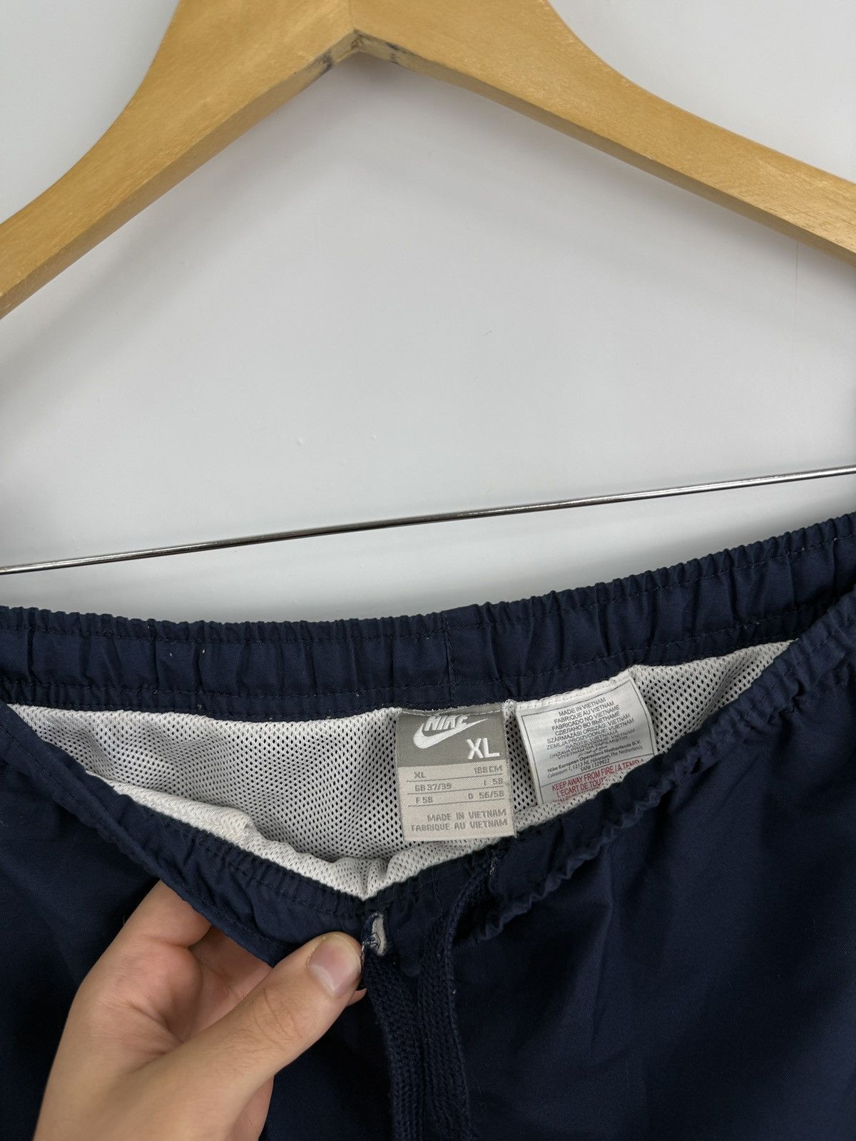 Nike 🇺🇸 Vintage 90s Nike Nylon Shorts Rare Retro Hype Y2K Size US 40 / EU 56 - 5 Thumbnail