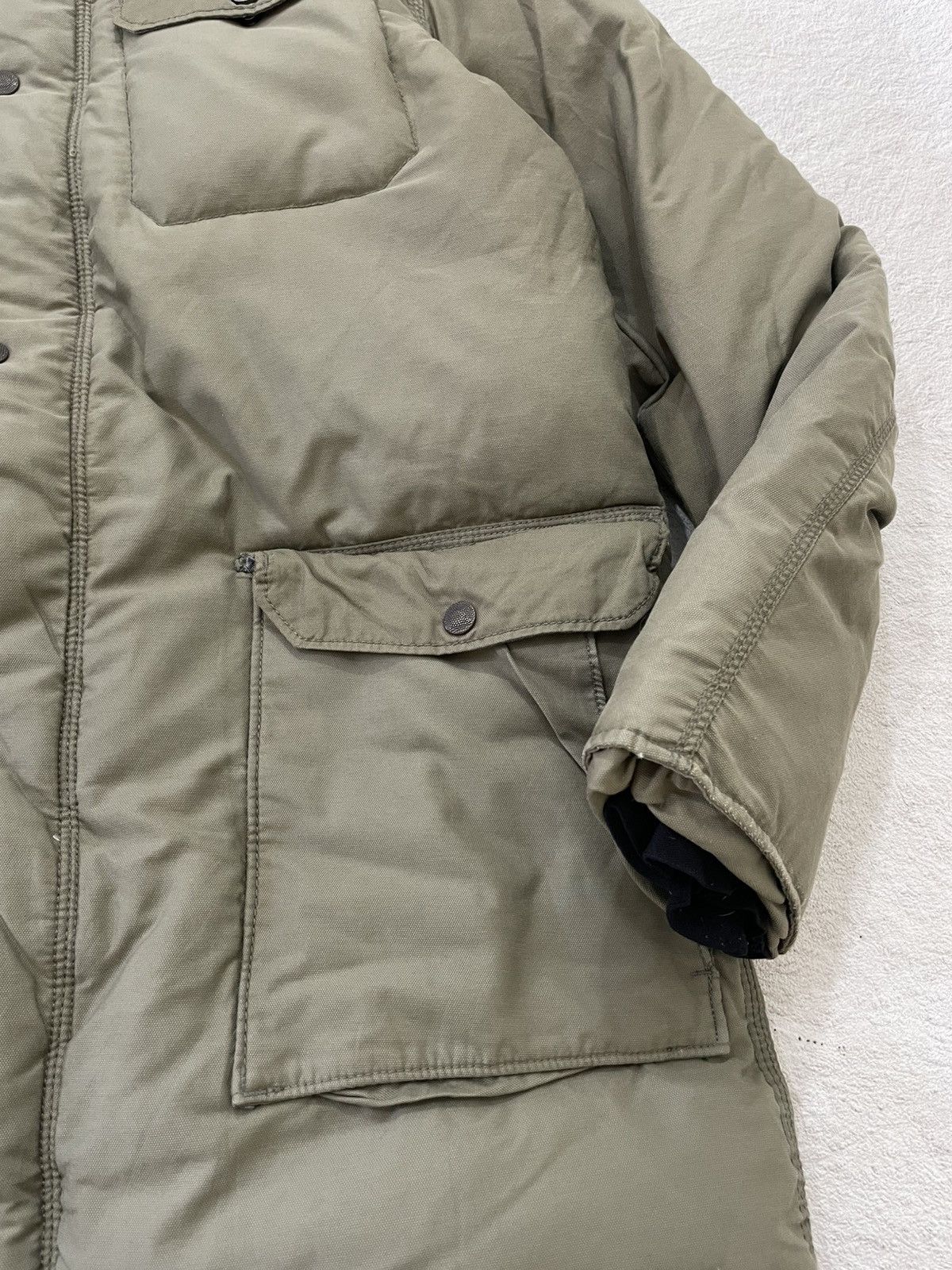 Levi's 2000s Vintage Levi’s Hooded Puffer Winter Parka Jacket Olive Size US XL / EU 56 / 4 - 3 Thumbnail