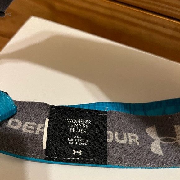 Under Armour Under Armor Visor Blue Yellow Run Outdoor y2k retro 90s Size ONE SIZE - 6 Thumbnail