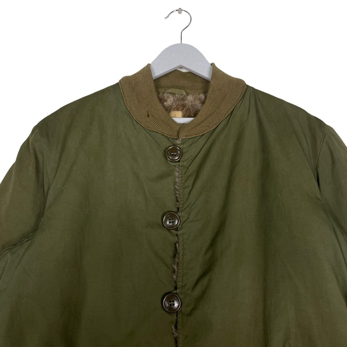 Vintage 💥1940s US TANKER M43 DECK OG MILITARY BOMBER Size US L / EU 52-54 / 3 - 3 Thumbnail