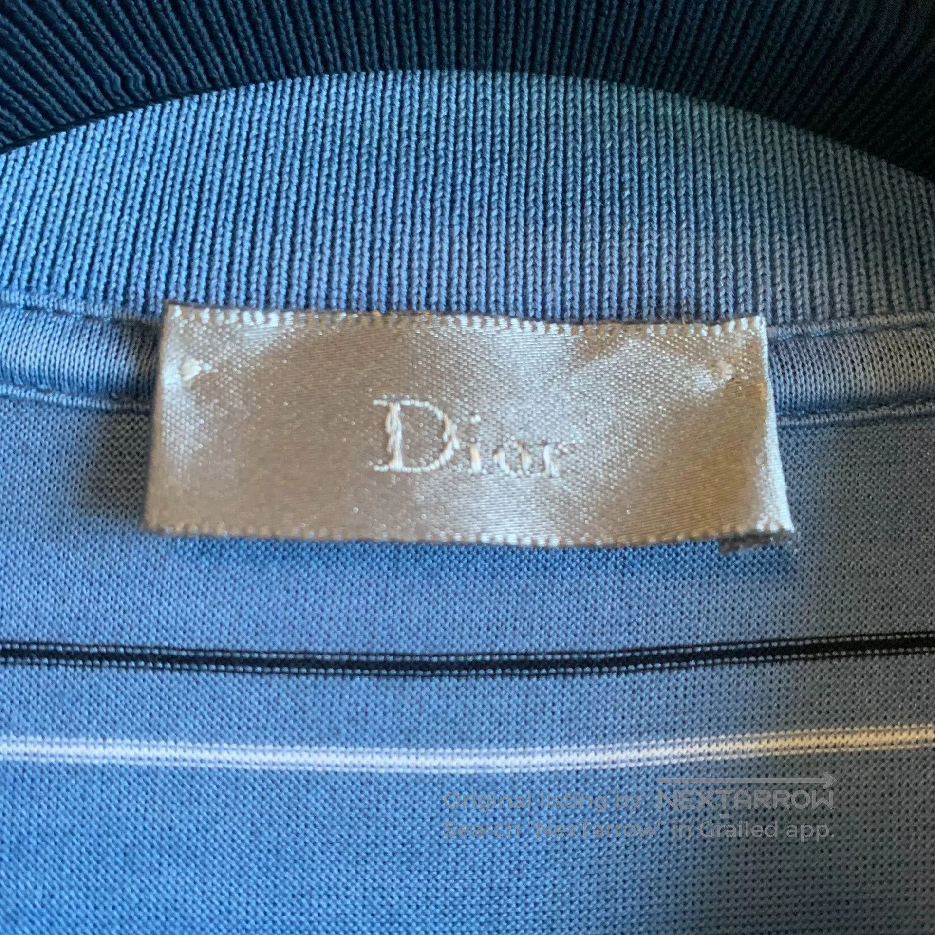 Dior Dior Bee Logo Blue Polo Shirt. Size US L / EU 52-54 / 3 - 5 Thumbnail