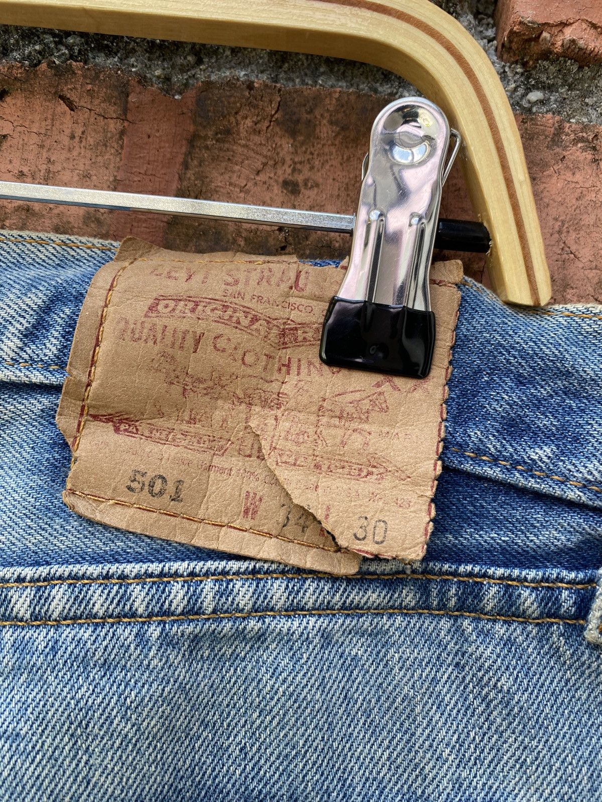 Levi's Vintage Clothing W34x30 vintage levi's 501 made in USA faded Size US 34 / EU 50 - 5 Thumbnail