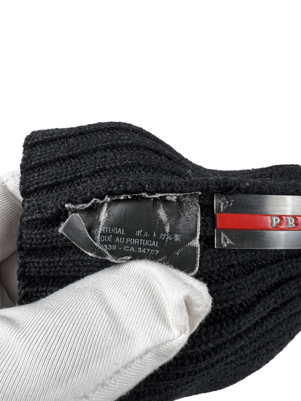 Prada Prada Vintage Red Tab Hat OS Size ONE SIZE - 6 Thumbnail