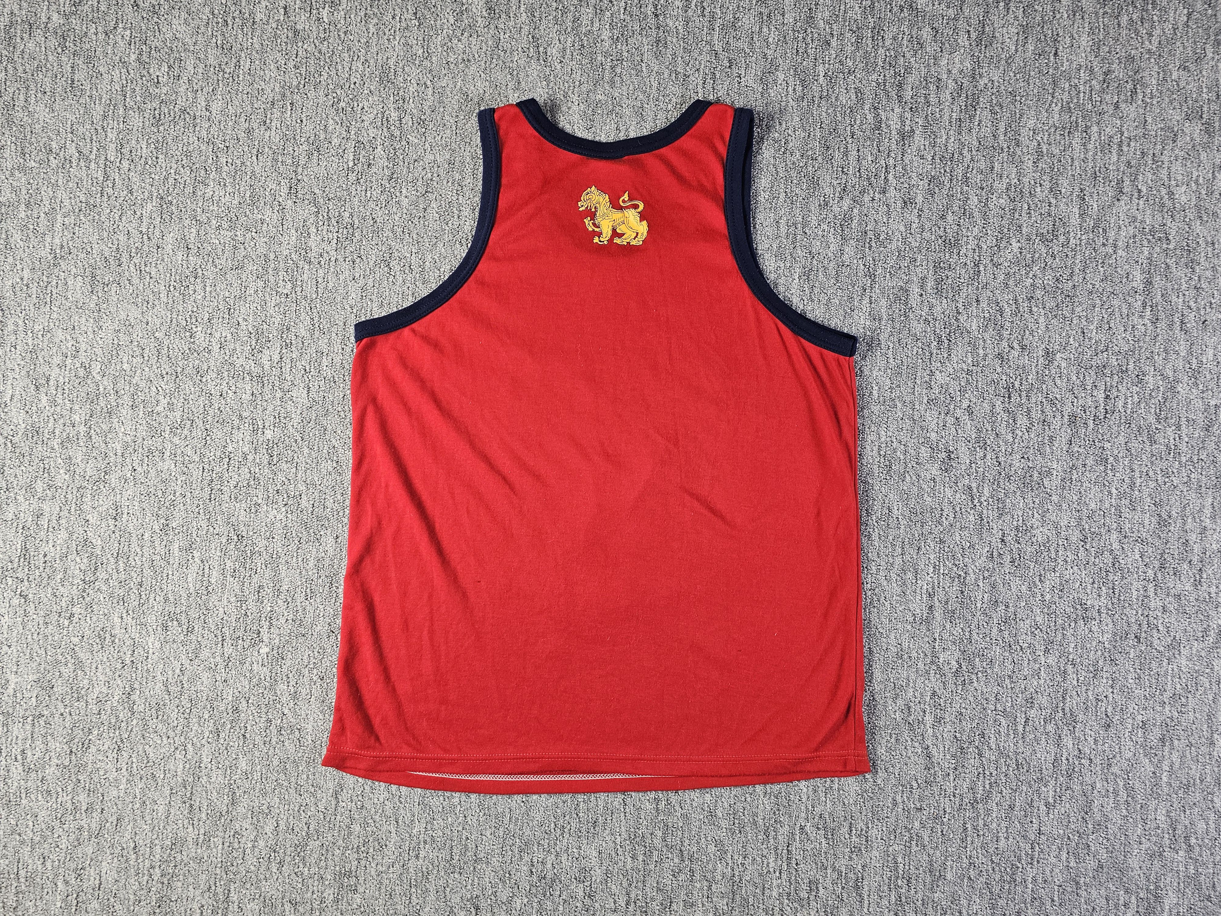 Other Vintage 90s Singha Beer Thailand Promo Tank Top Red Cotton L Size US L / EU 52-54 / 3 - 3 Thumbnail