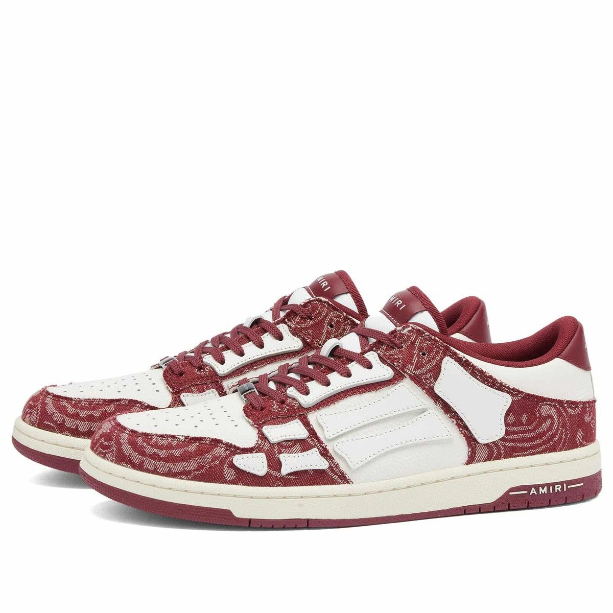 Amiri AMIRI Skel Low Bandana Red Size US 9 / EU 42 - 1 Thumbnail