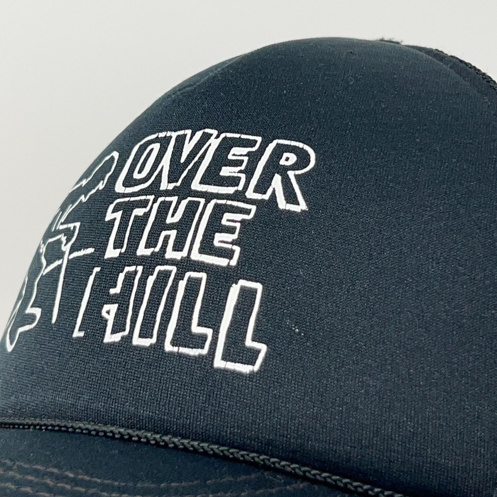 Vintage Vintage 80s Over The Hill Trucker Hat Baseball Cap Black Size ONE SIZE - 6 Thumbnail