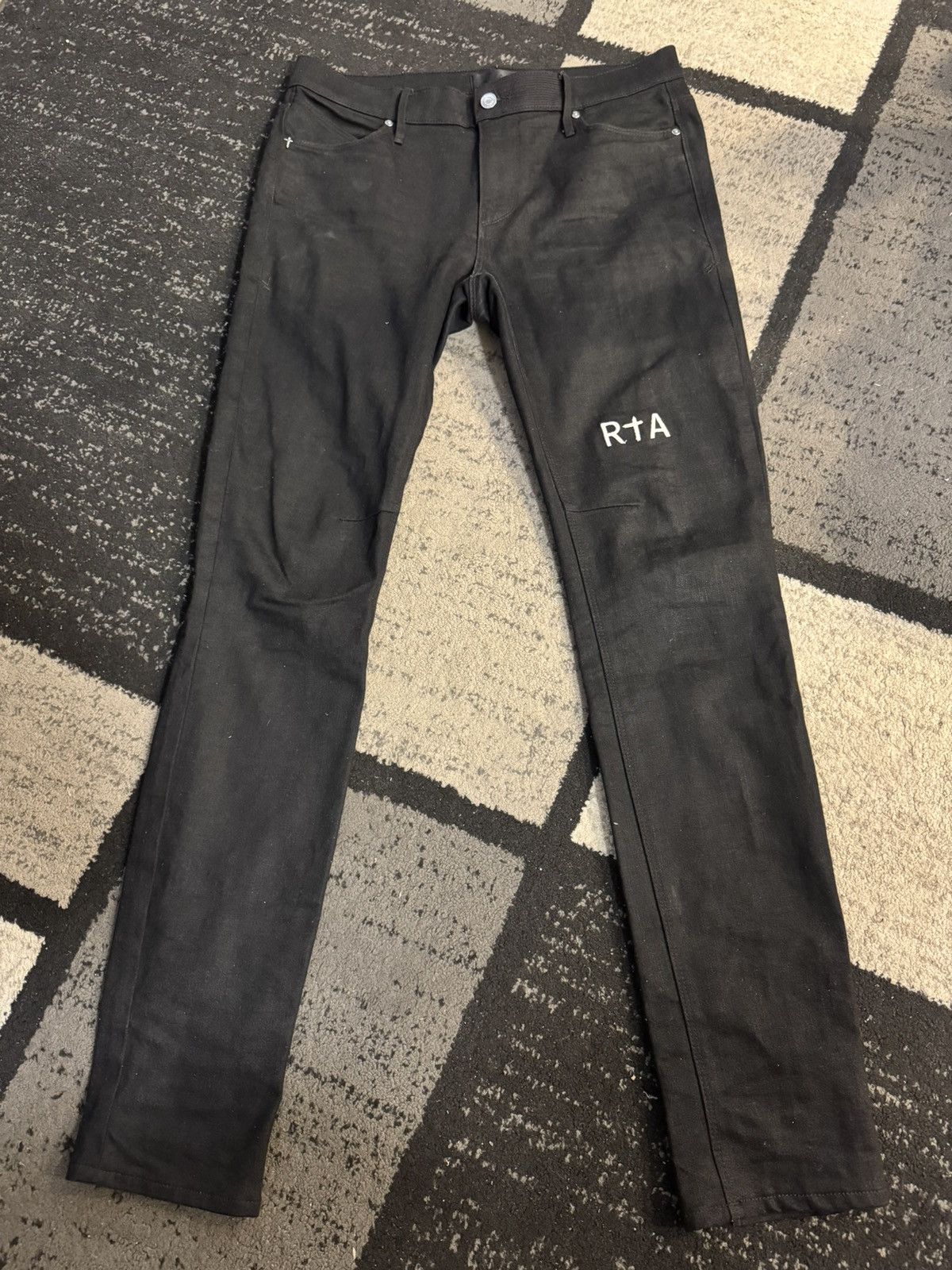 Rta RTA black clayton denim Size US 33 - 1 Thumbnail