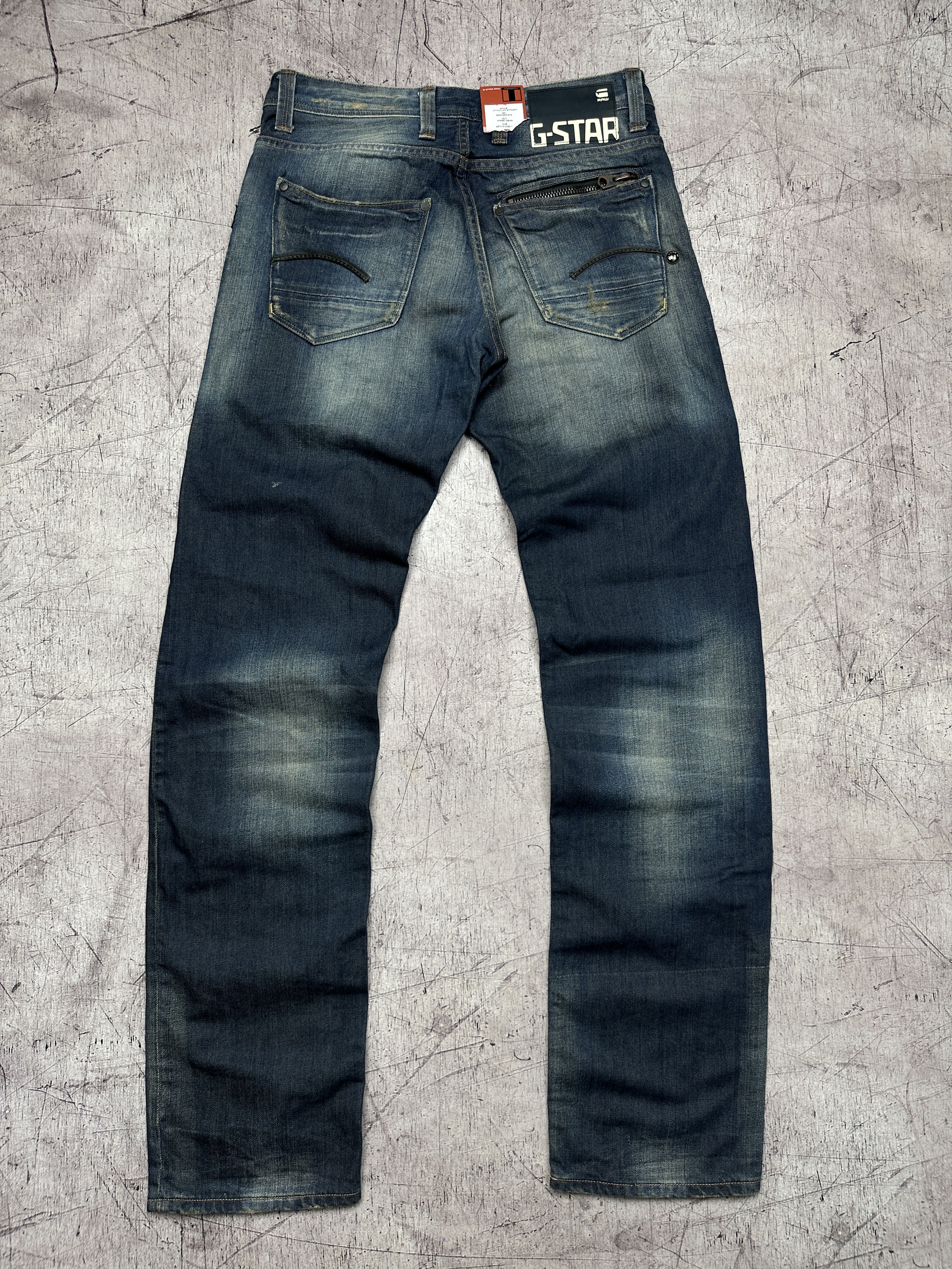 G-Star NEW G Star Raw Attacc Low Straight Mens Denim Pants Jeans Size US 29 - 1 Thumbnail