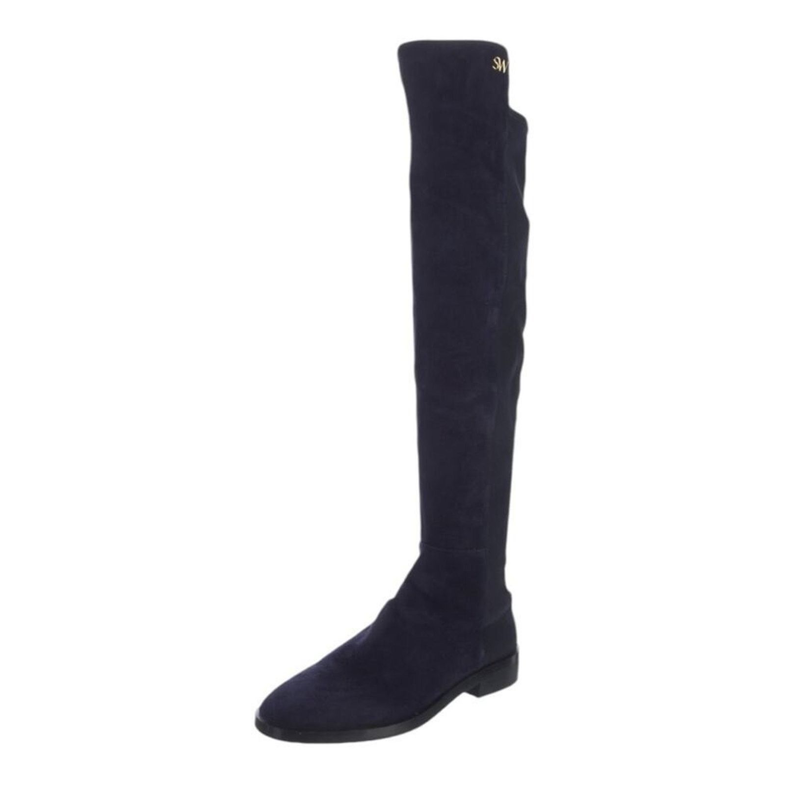 Stuart Weitzman Stuart Weitzman Blue Midland Knee High Riding Boots Size 5.5 Size US 5.5 / IT 35.5 - 2 Thumbnail
