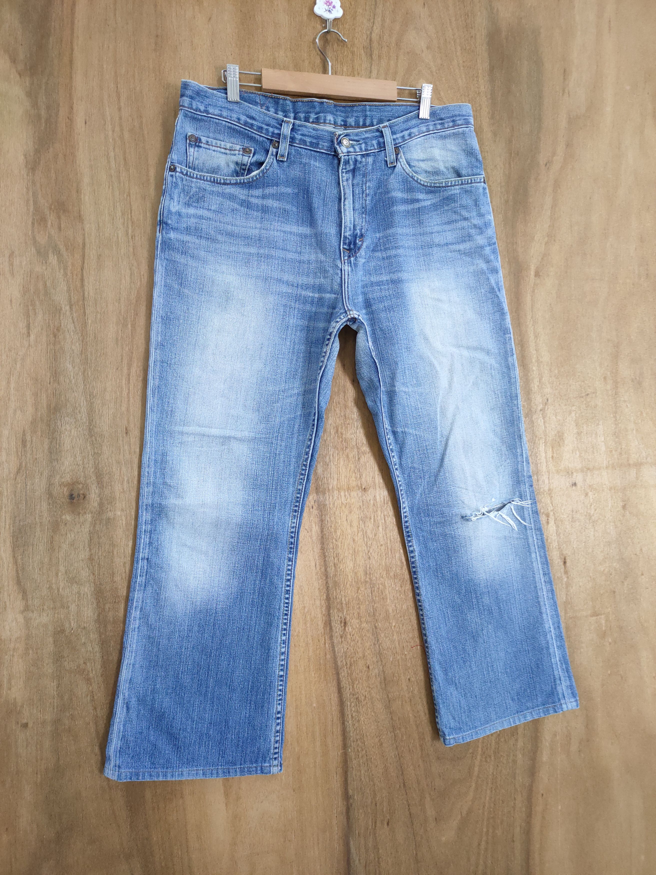 Banana Republic VINTAGE BANANA REPUBLIC DISTRESSED JEANS PANTS Size US 34 / EU 50 - 1 Thumbnail