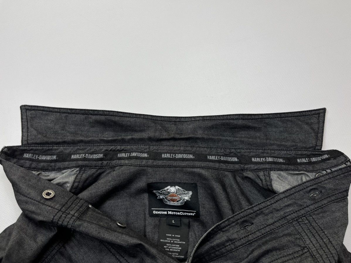 Harley Davidson Harley Davidson Denim Shirt Men's Size L Black Long Sleeve Size US L / EU 52-54 / 3 - 14 Thumbnail