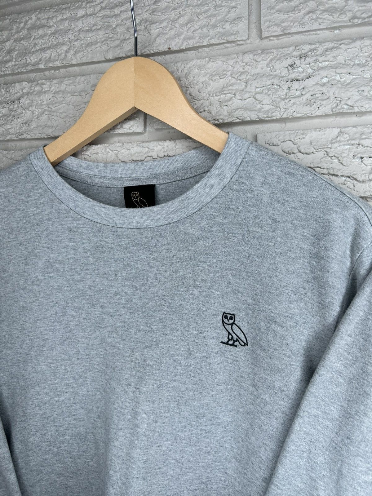 Drake × October's Very Own OVO Owl Logo Long Sleeve Shirt Size US M / EU 48-50 / 2 - 2 Thumbnail