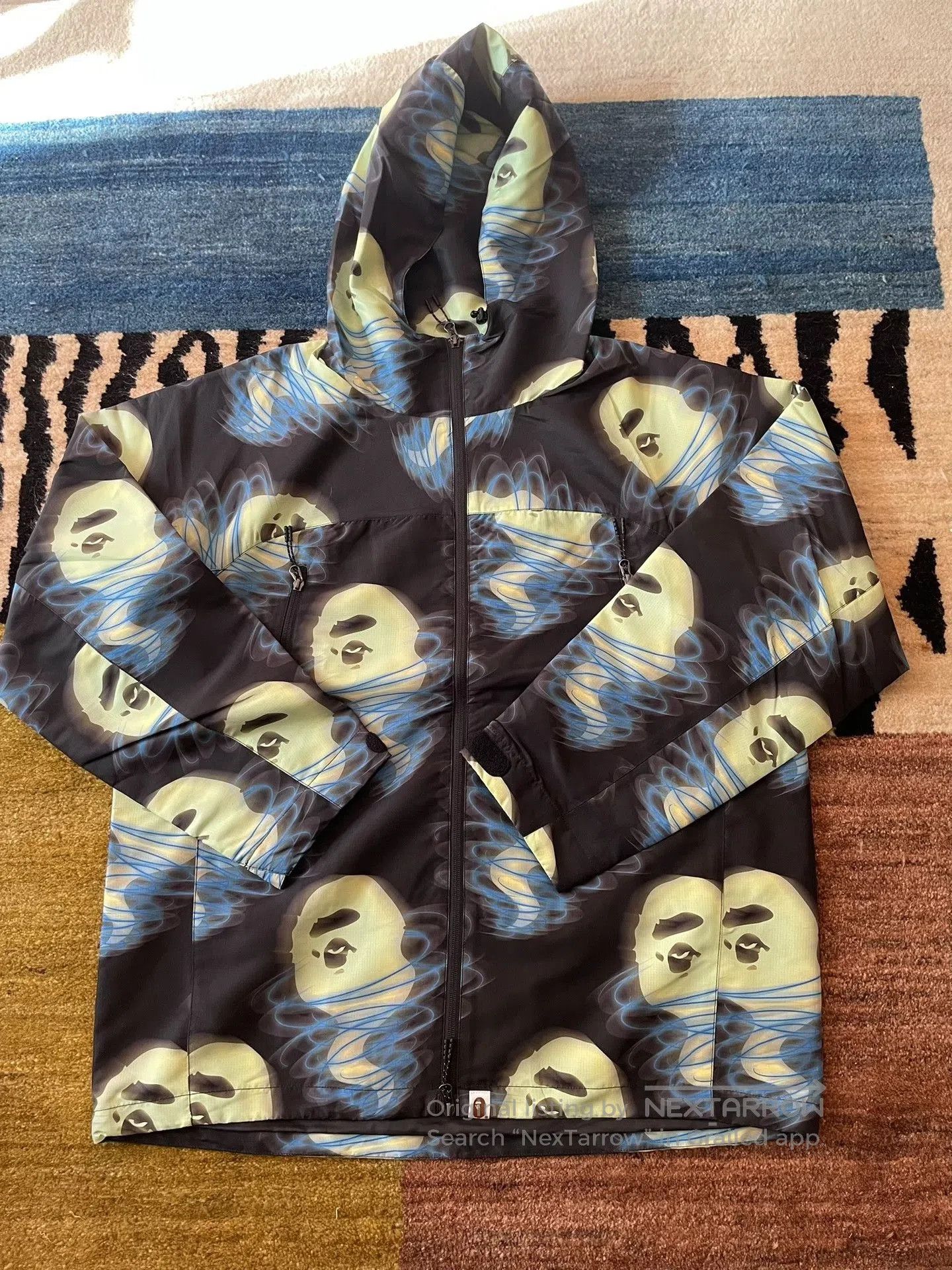 Bape Bape Cyclone Ape Hooded Windbreaker. Size US XXL / EU 58 / 5 - 2 Thumbnail