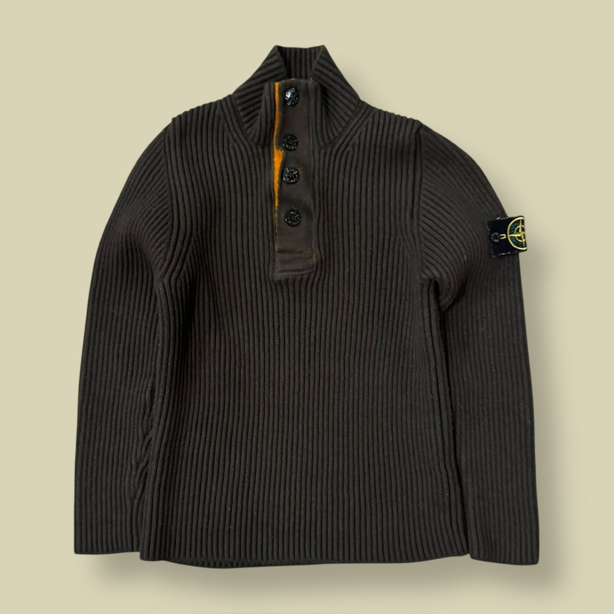 Stone Island Stone Island Brown wool sweater Size US M / EU 48-50 / 2 - 1 Thumbnail