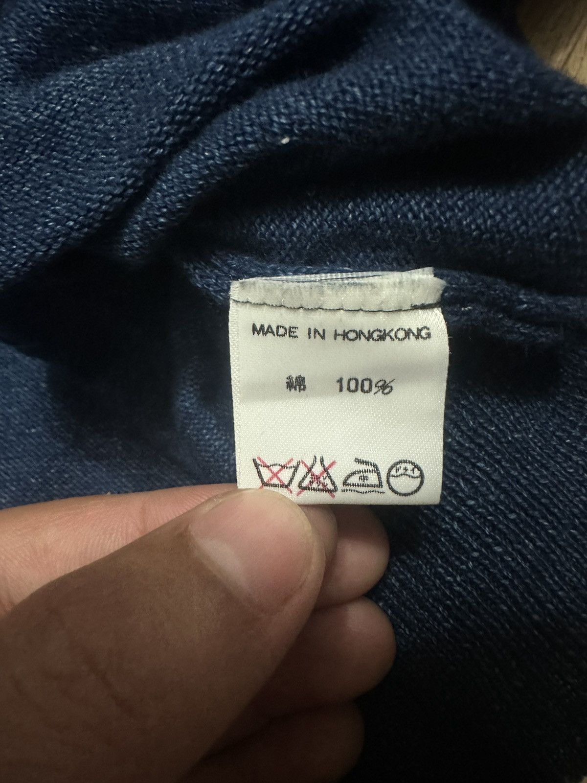 Yohji Yamamoto Archive Y's Workshop Shawl Collar Blue Indigo Cardigan Size US M / EU 48-50 / 2 - 5 Thumbnail
