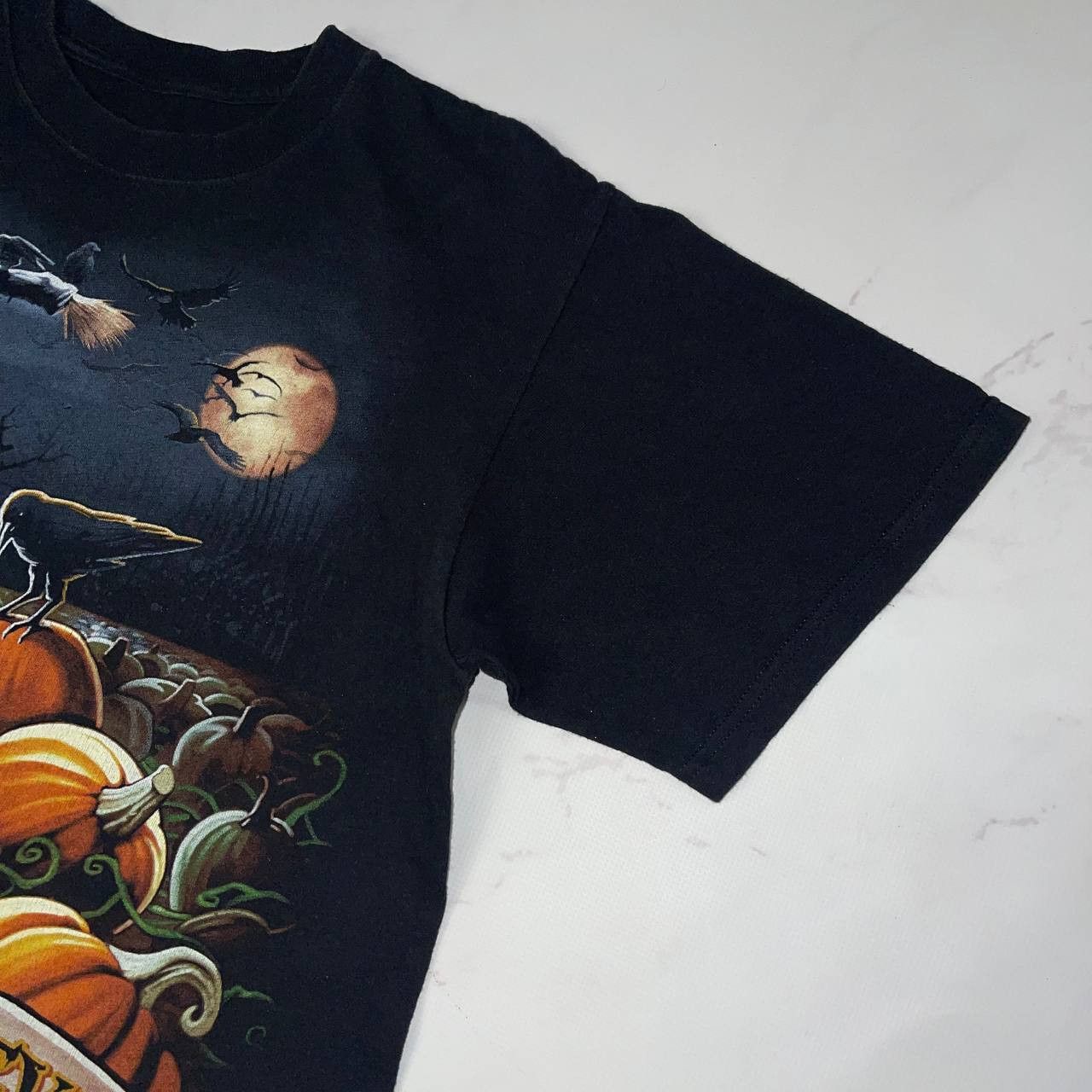 Vintage Vintage t-shirt all hallows eve Halloweend Tee Pumpkin Size US M / EU 48-50 / 2 - 6 Thumbnail