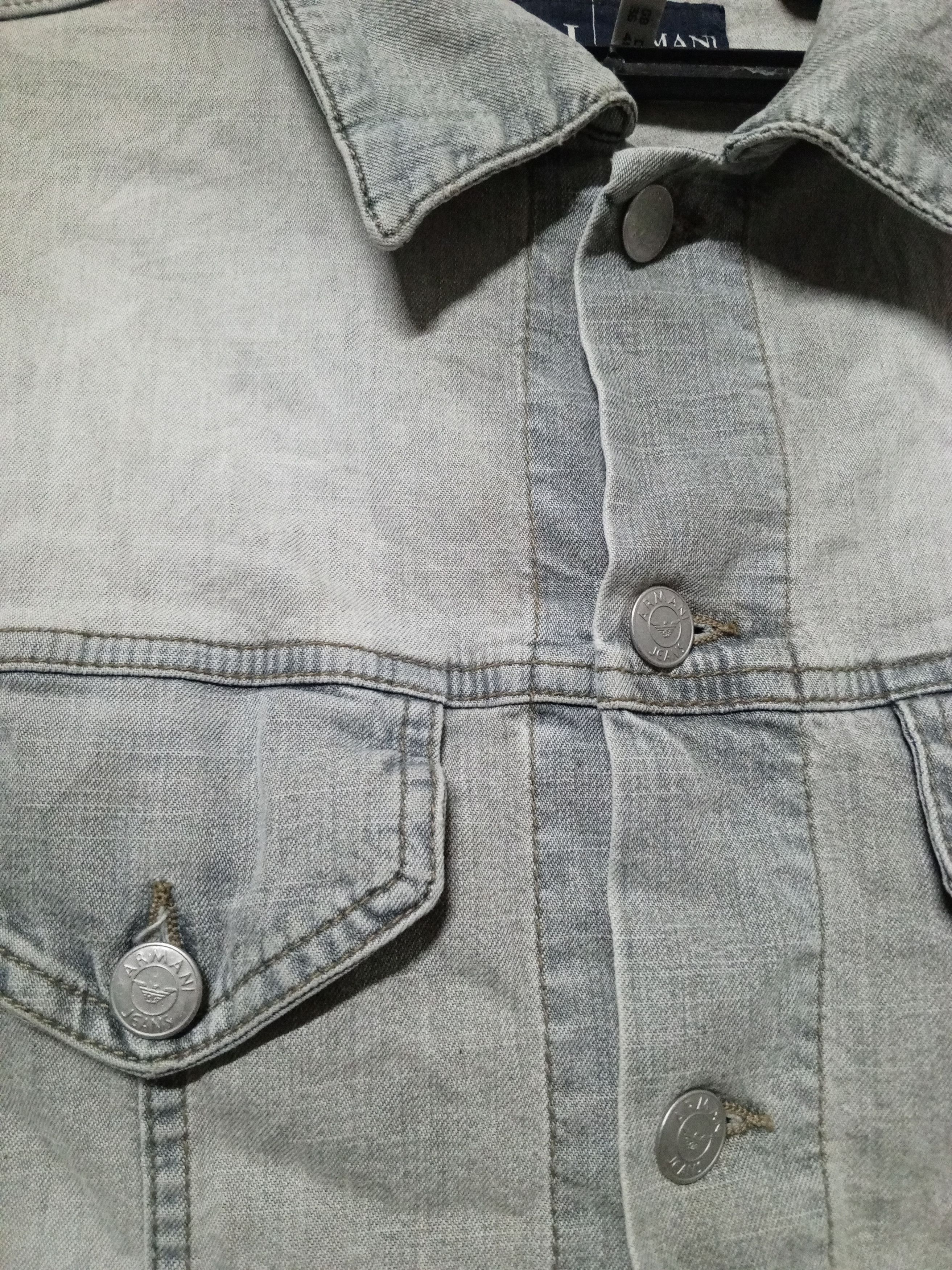 Armani ARMANI JEANS DENIM JACKET Size US L / EU 52-54 / 3 - 6 Thumbnail