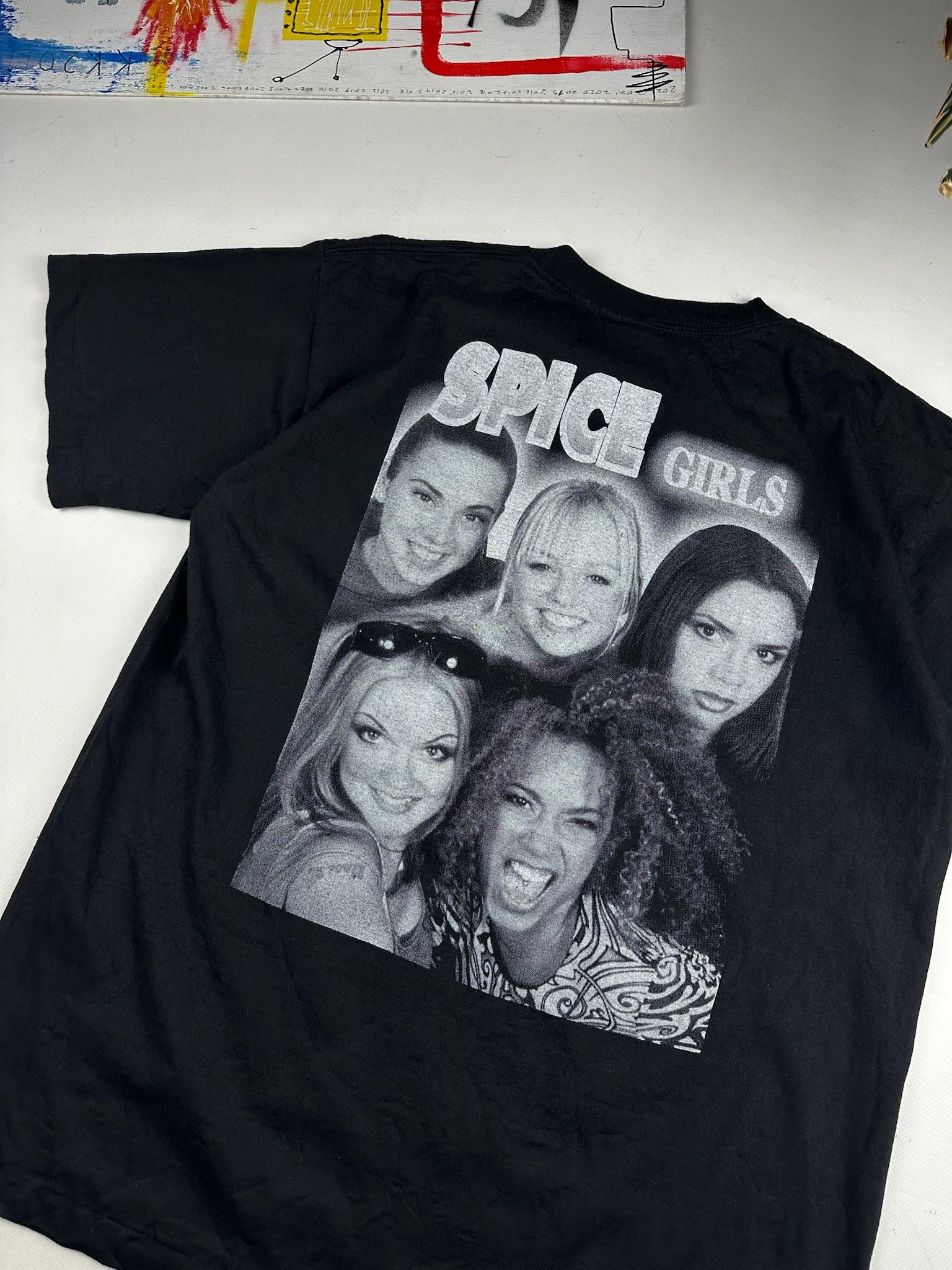 Band Tees Vintage Y2K Spice Girls Big Logo Pop Band T-Shirt Size US L / EU 52-54 / 3 - 8 Thumbnail