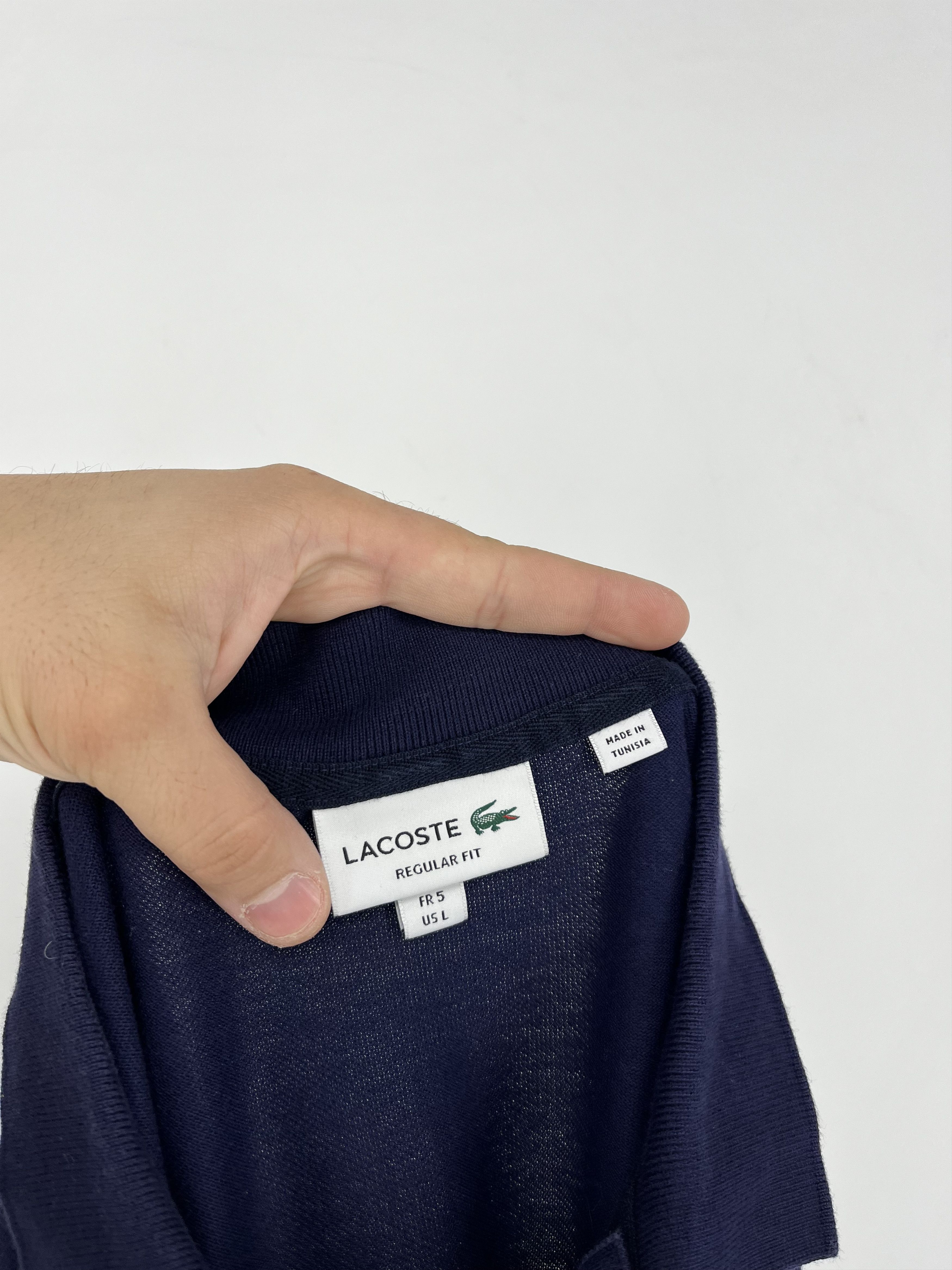 Lacoste × Vintage Lacoste Men's Long Sleeve Holiday Croc Regular Fit Polo Size US L / EU 52-54 / 3 - 8 Thumbnail