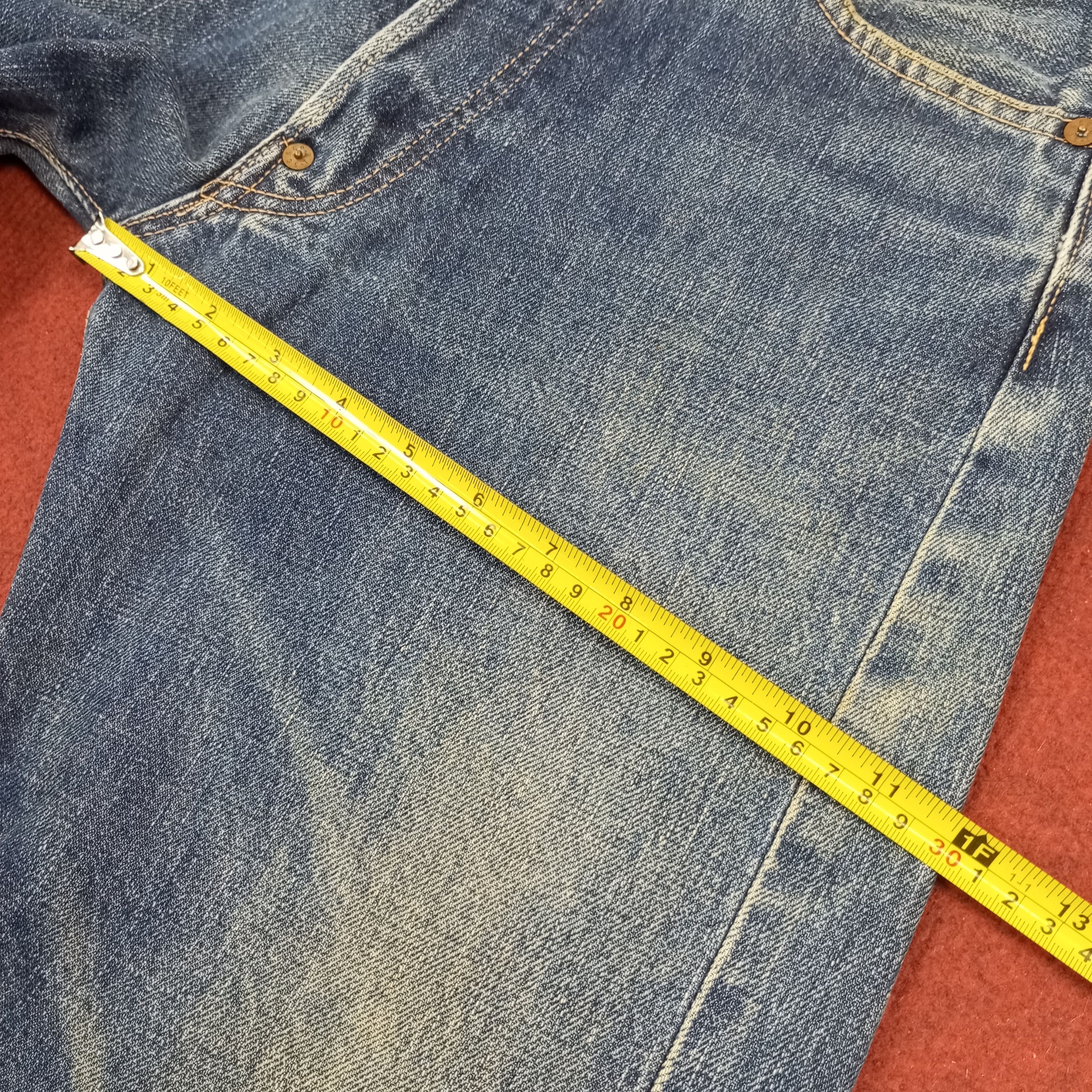 Evisu × Japanese Brand × Vintage Evis Japanese Brand Fashion Style Custom Daicock Jeans Size US 26 / EU 42 - 10 Thumbnail