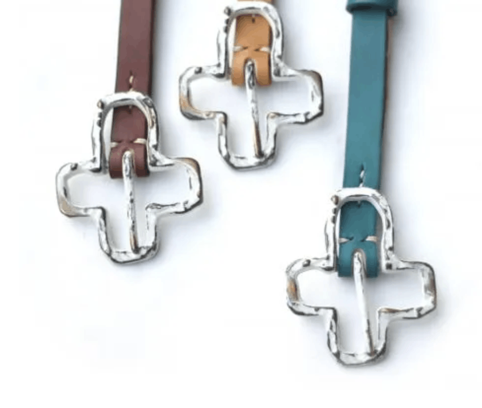 Kapital Kapital Southern Cross Buckle Leather Belt Size ONE SIZE - 2 Thumbnail