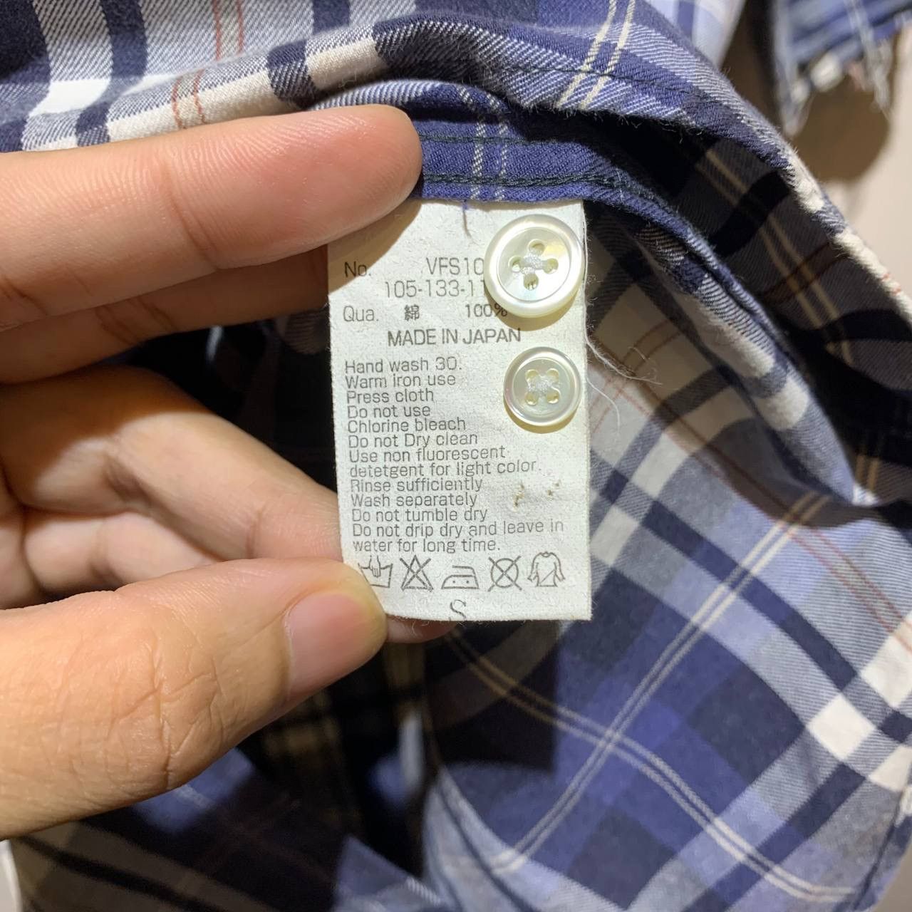 Fragment Design × Vanquish 🔥Rare🔥 Vanquish x Fragment Denim By Flannel Button Up Shirts Size US S / EU 44-46 / 1 - 10 Thumbnail
