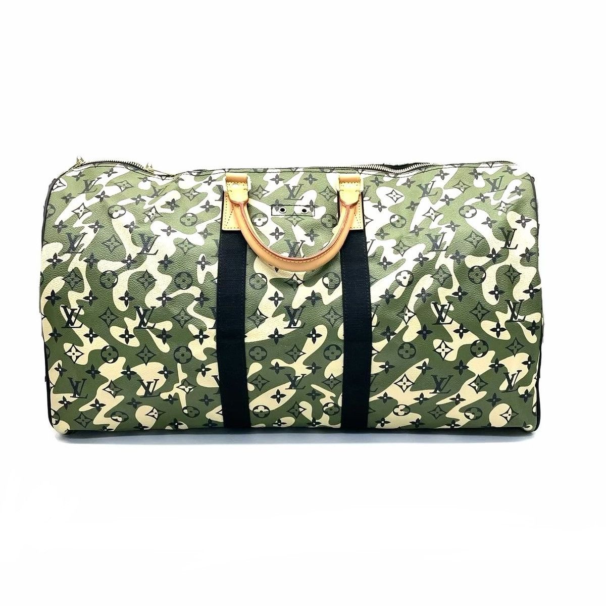 Louis Vuitton × Takashi Murakami Louis Vuitton X Takashi Keepall 55 Camouflage Monogram Size ONE SIZE - 3 Thumbnail